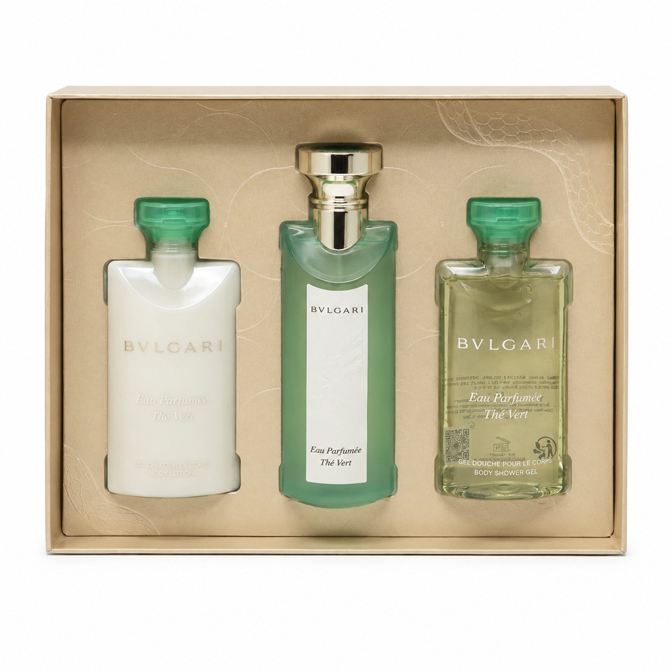 BVLGARI Eau de Toilette Bvlgari Eau Parfumee au the vert Eau de Toilette 75ml + showergel+ BL