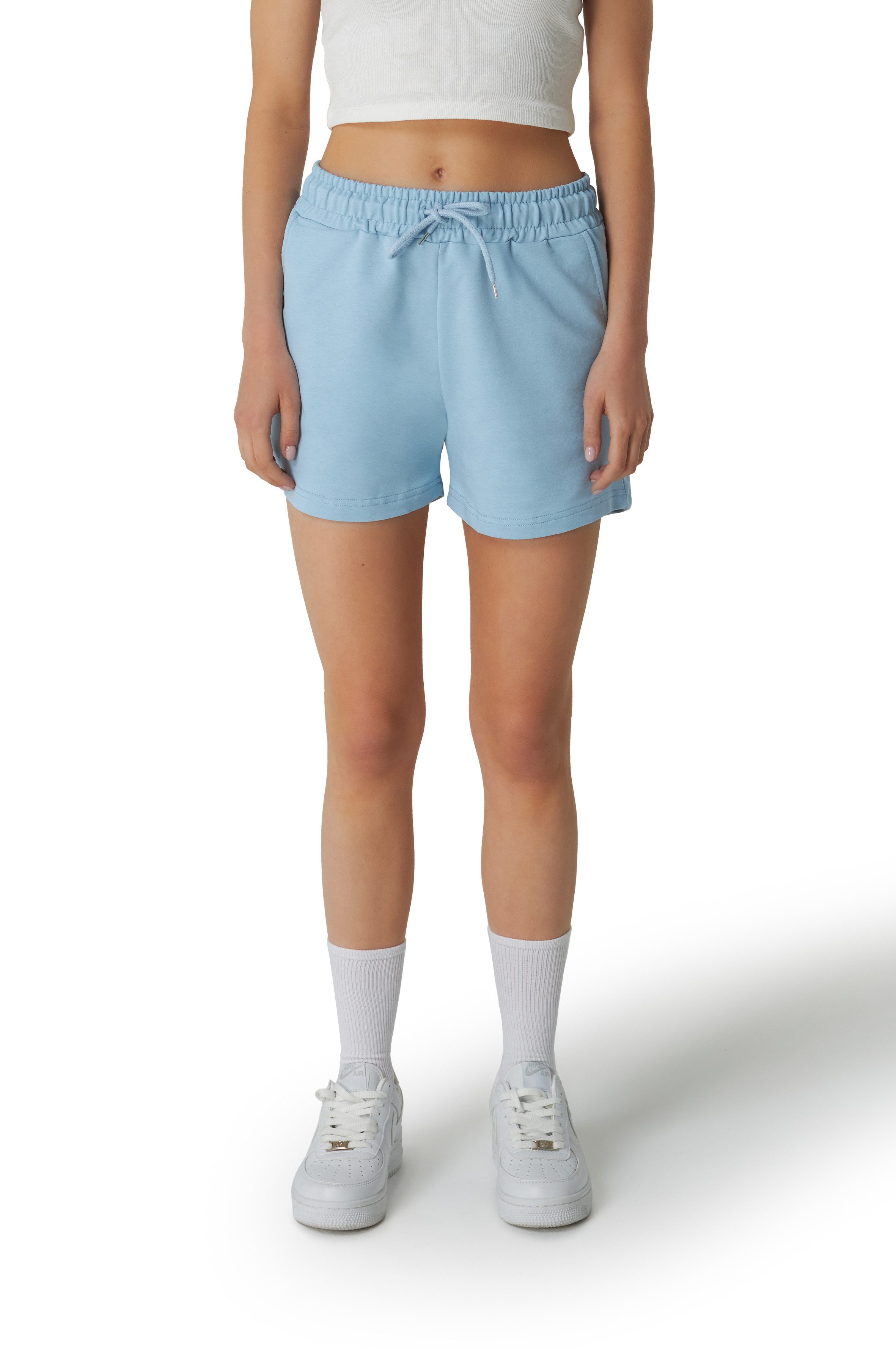 ROSS CAMP Sweatshorts Kurze Hose Damen Shorts Lycra
