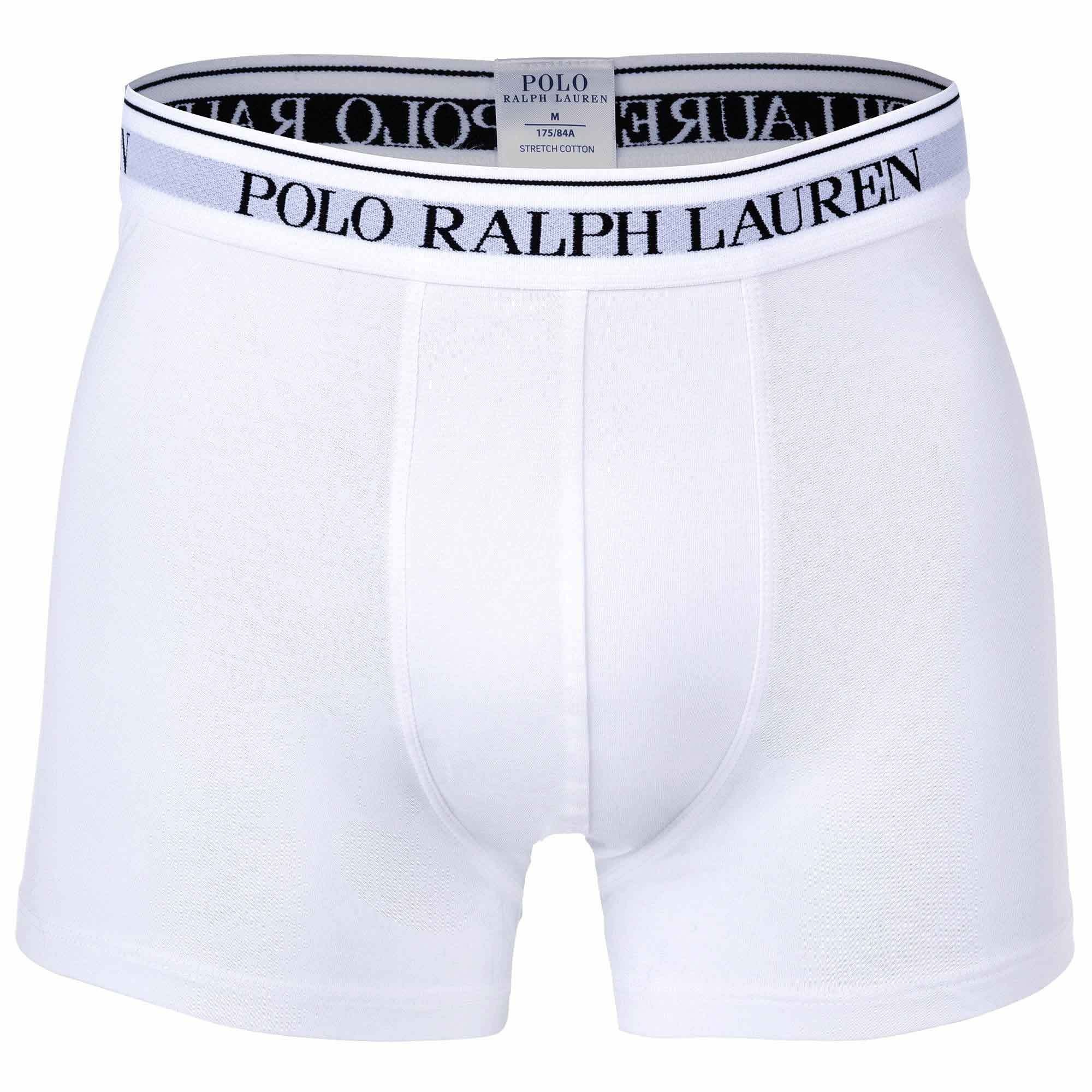 TRUNK-3 3er CLSSIC Lauren Polo Boxer Ralph Dunkelblau/Weiß Boxer Herren - Shorts, Pack