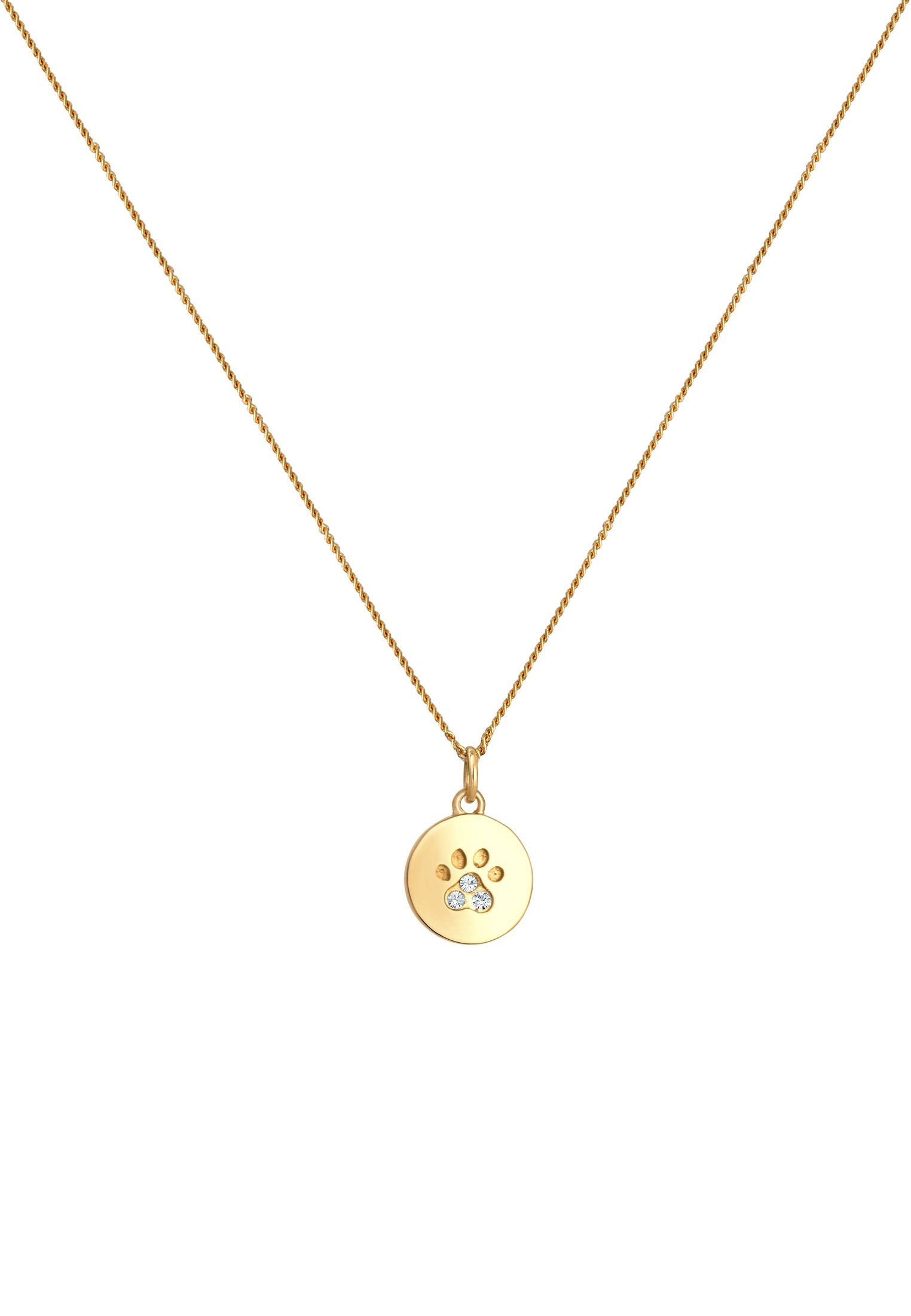 Elli Kette mit Anhänger Pfote Hund günstig online kaufen