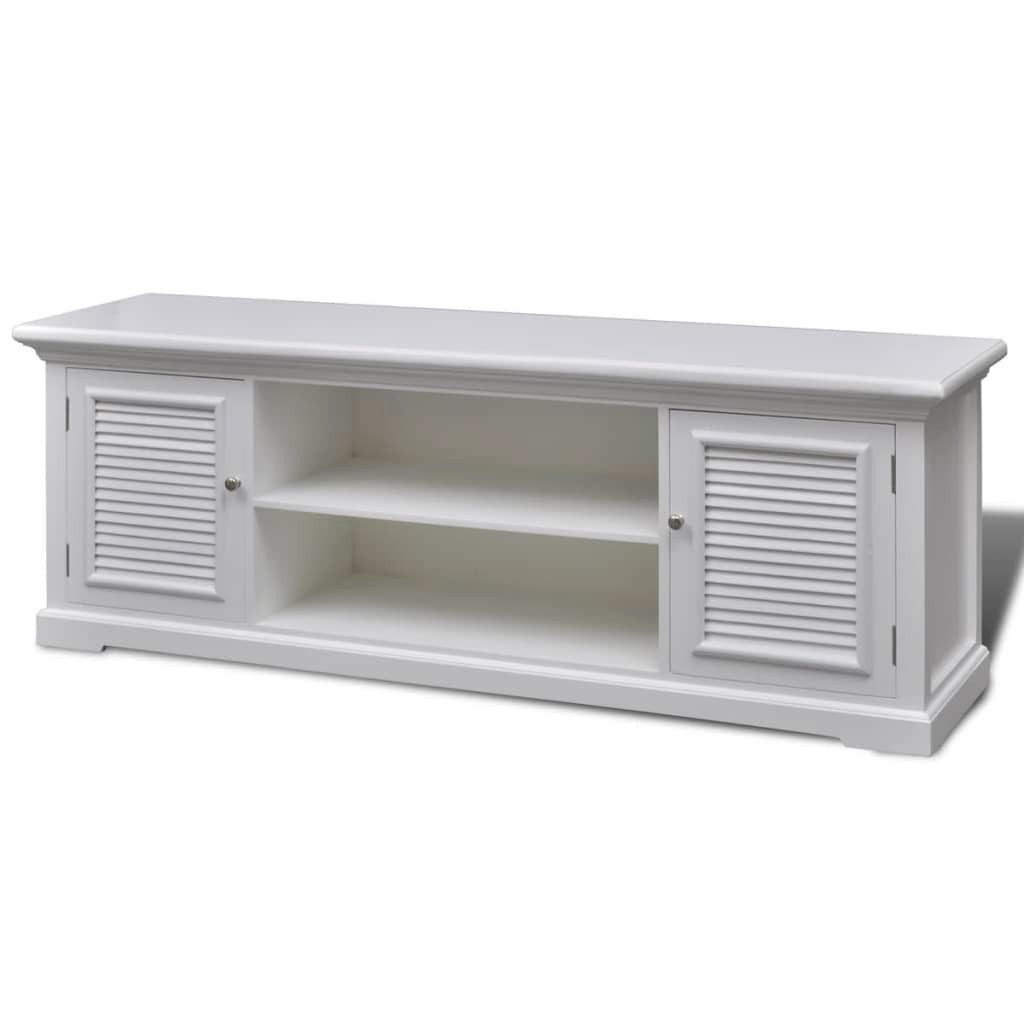 vidaXL TV-Schrank TV-Schrank Weiß Holz
