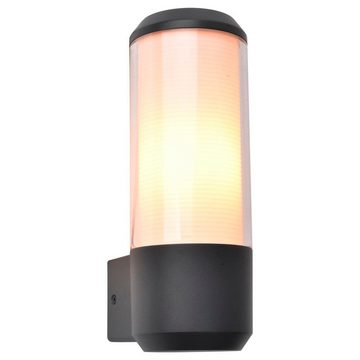 click-licht Deckenleuchte Wandleuchte Heros in Anthrazit E27 IP44, keine Angabe, Leuchtmittel enthalten: Nein, warmweiss, Aussenlampe, Aussenwandleuchte, Outdoor-Leuchte