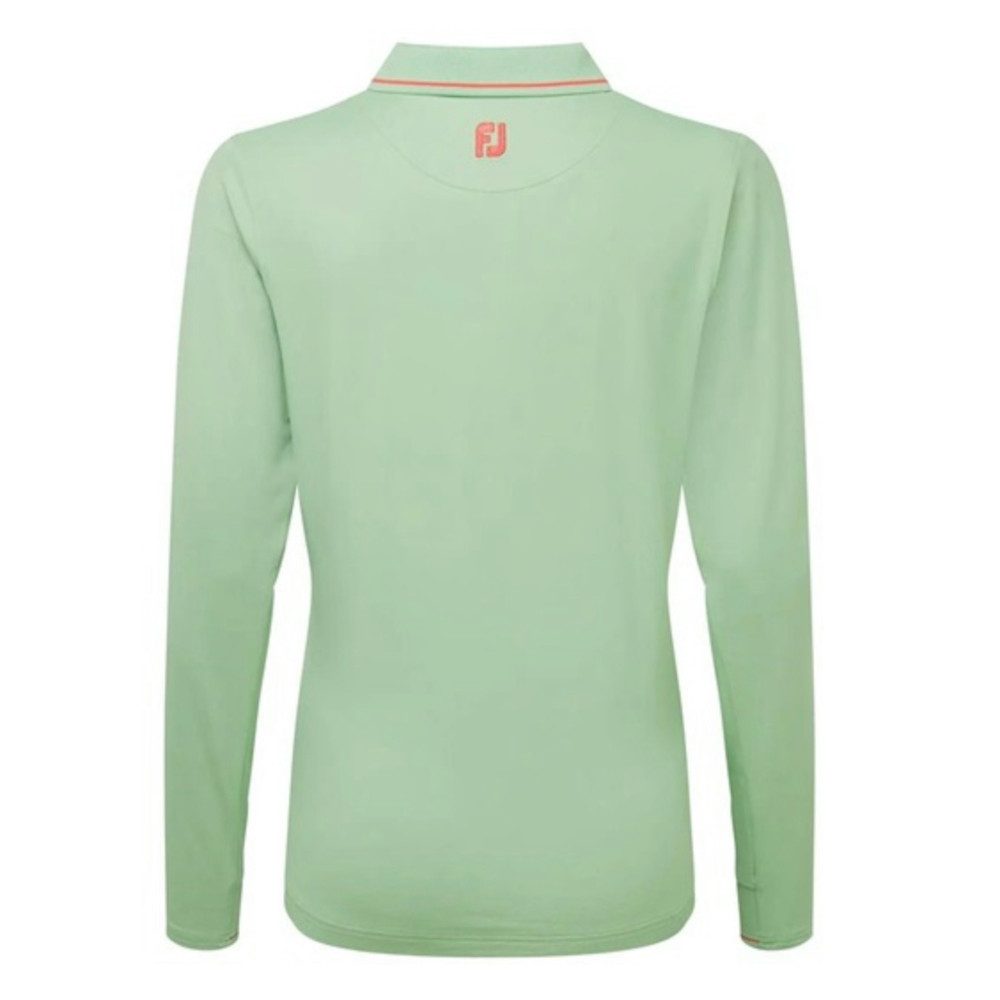 FOOTJOY Poloshirt FootJoy Golf Polo Thermal Longsleeve Hellgrün Damen