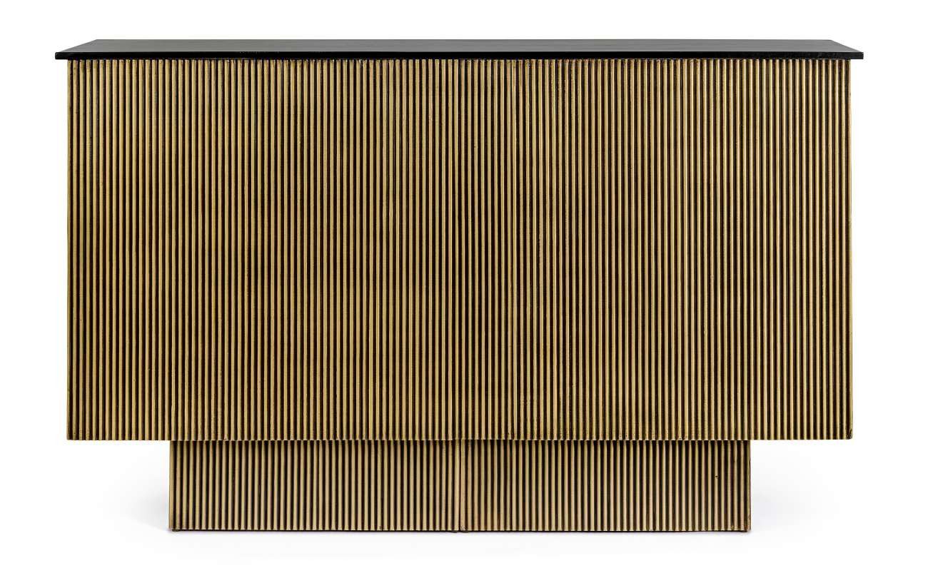 Feeling4Home Barschrank Virat aus Mangoholz, 160 cm