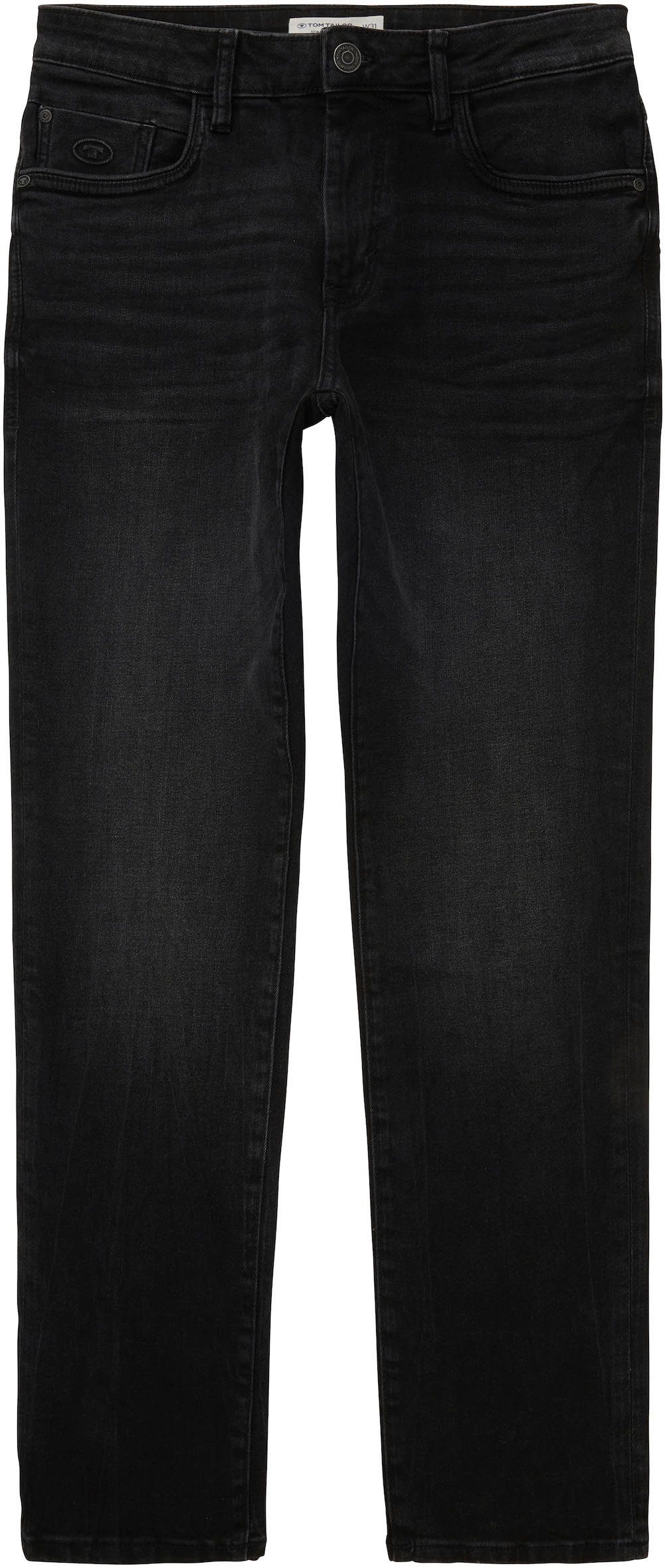 Josh TOM 5-Pocket-Jeans TAILOR Reißverschluss mit black