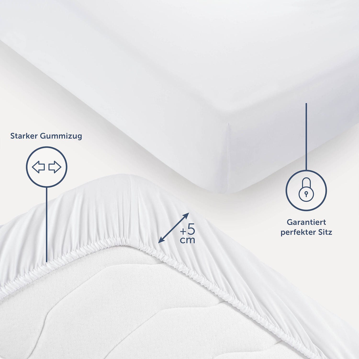 Blumtal Spannbettlaken Bettlaken aus Mikrofaser OEKO-TEX® günstig online kaufen