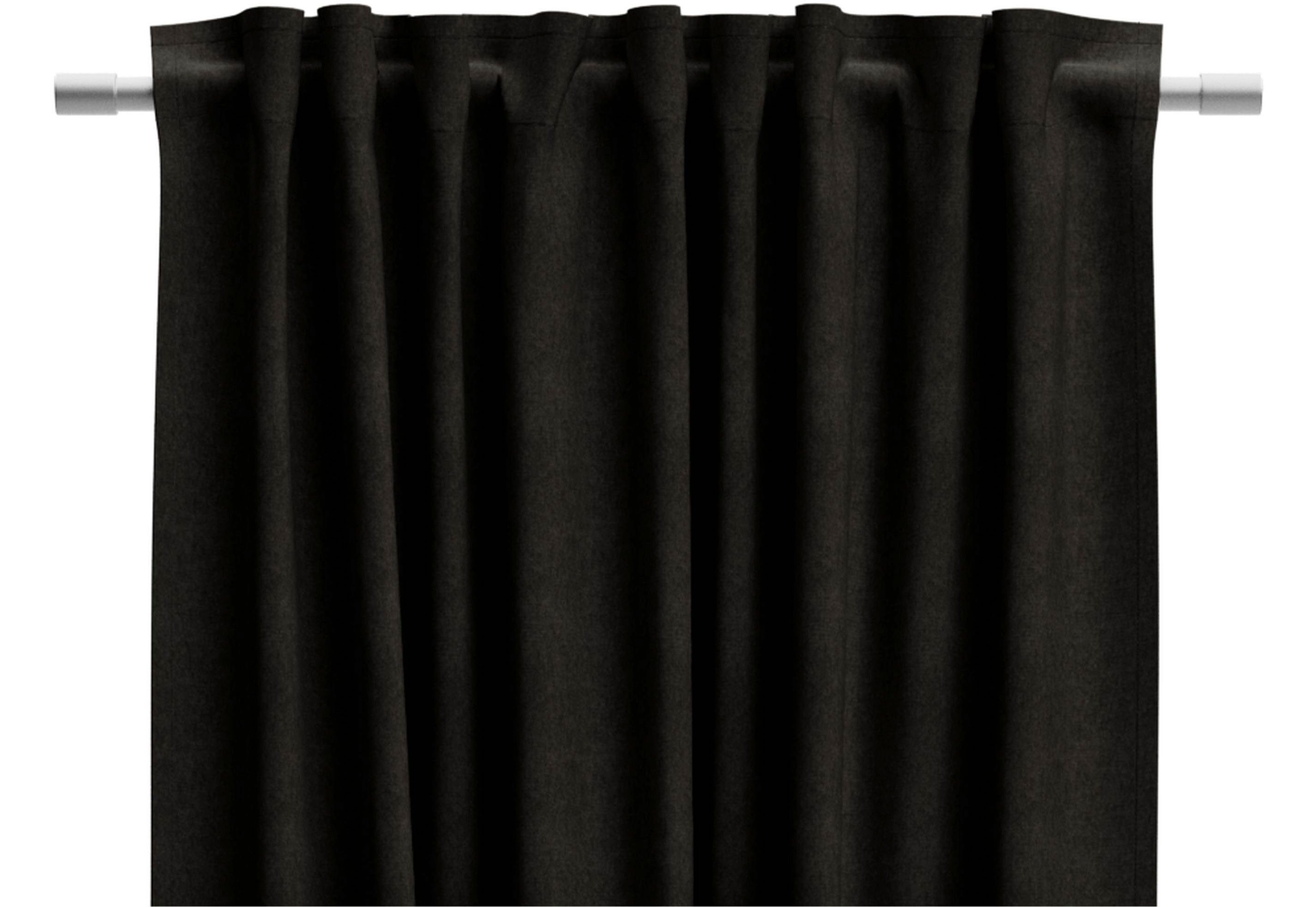 Neutex for you! Vorhang BELMONDO (1 St), Multifunktionsband, blickdicht, Uni mit samtiger Oberfläche, nach Maß