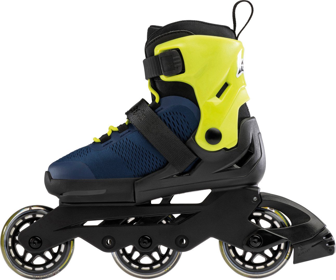 ROLLERBLADE Inlineskates ROLLERBLADE MICROBLADE 3WD Inline Skate blue royal/lime