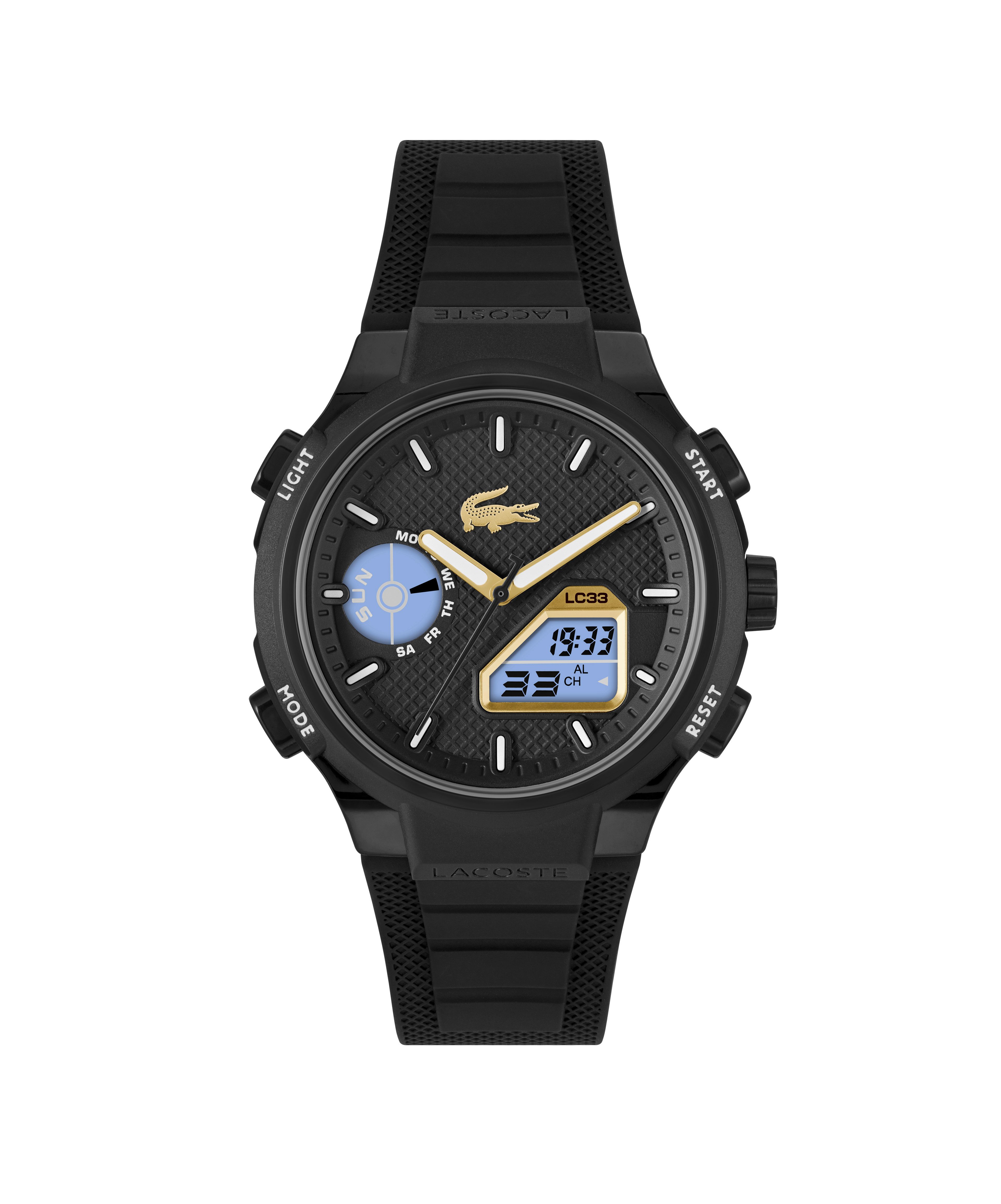 Lacoste Chronograph LC33 2011435, Quarzuhr, Armbanduhr, Herrenuhr, Silikona günstig online kaufen