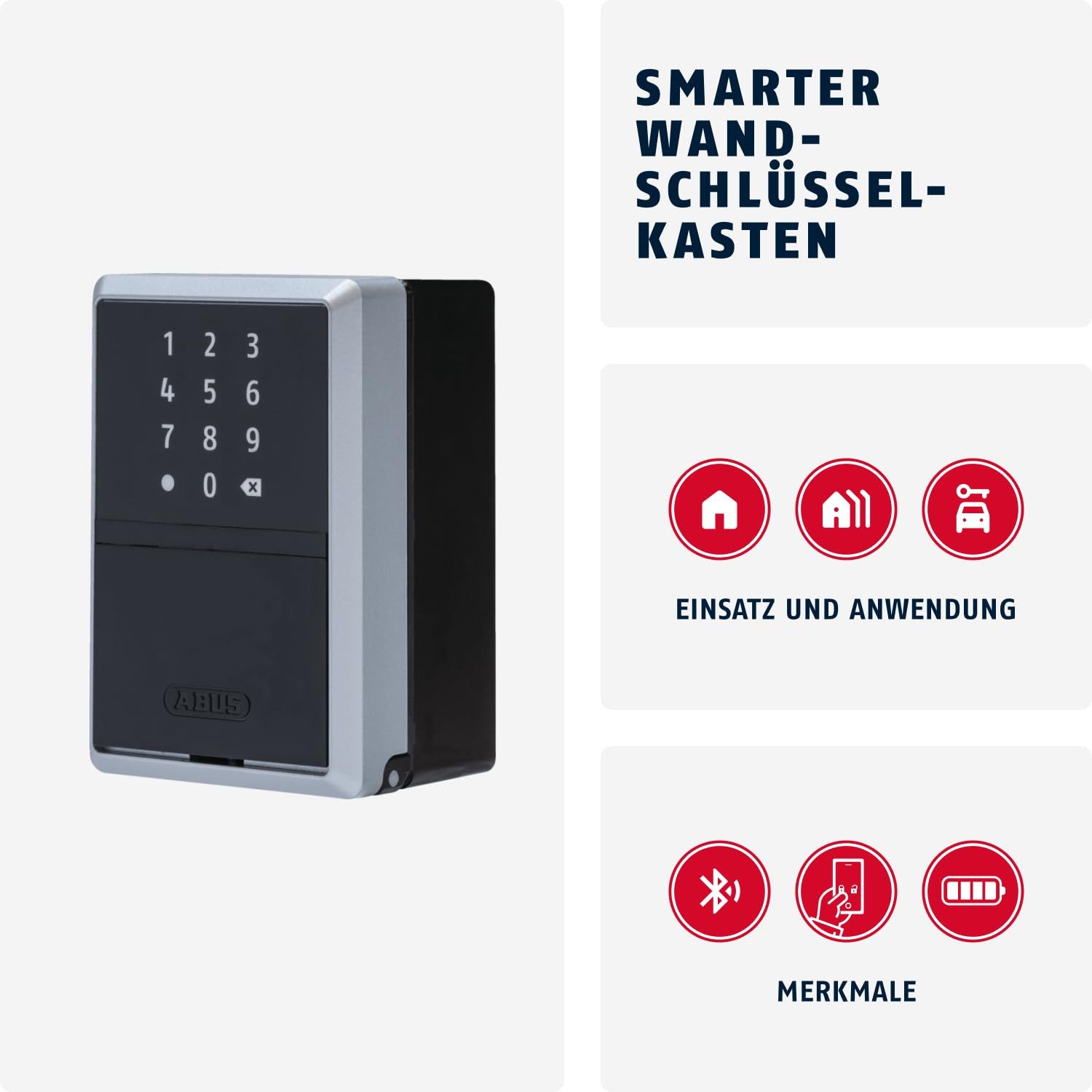 ABUS Schlüsselkasten, ABUS smarte Schlüsselbox KEYGARAGE™ günstig online kaufen