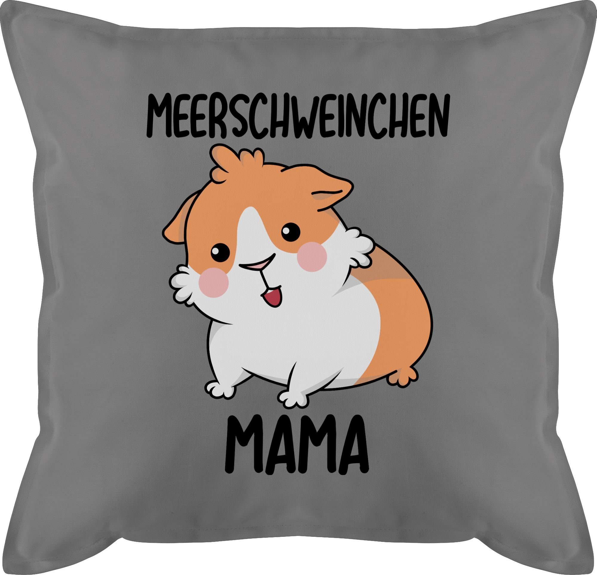 Shirtracer Dekokissen »Meerschweinchen Mama DekoKissen mit Spruch