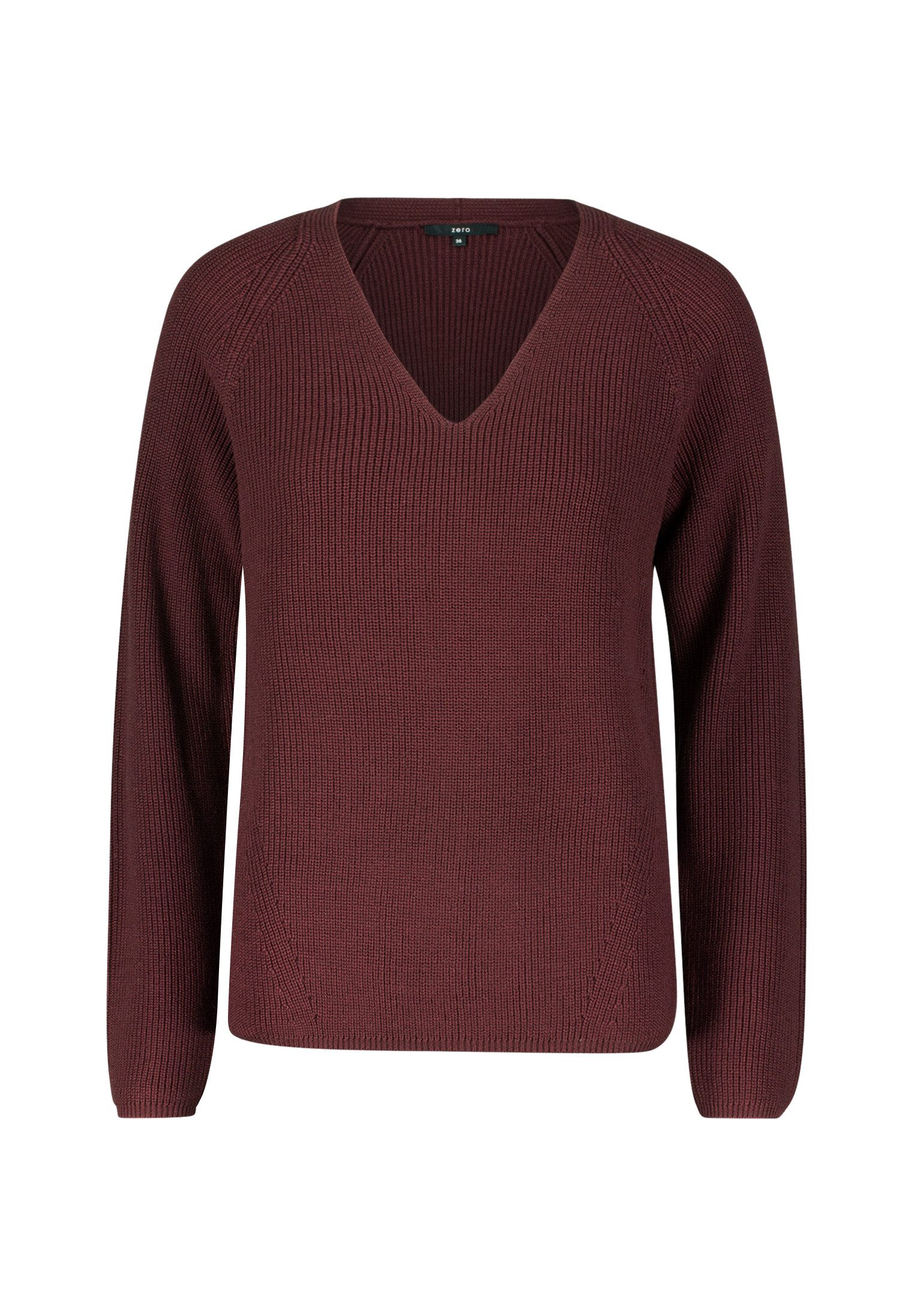 Zero Strickpullover zero Damen Strukturpullover mit günstig online kaufen