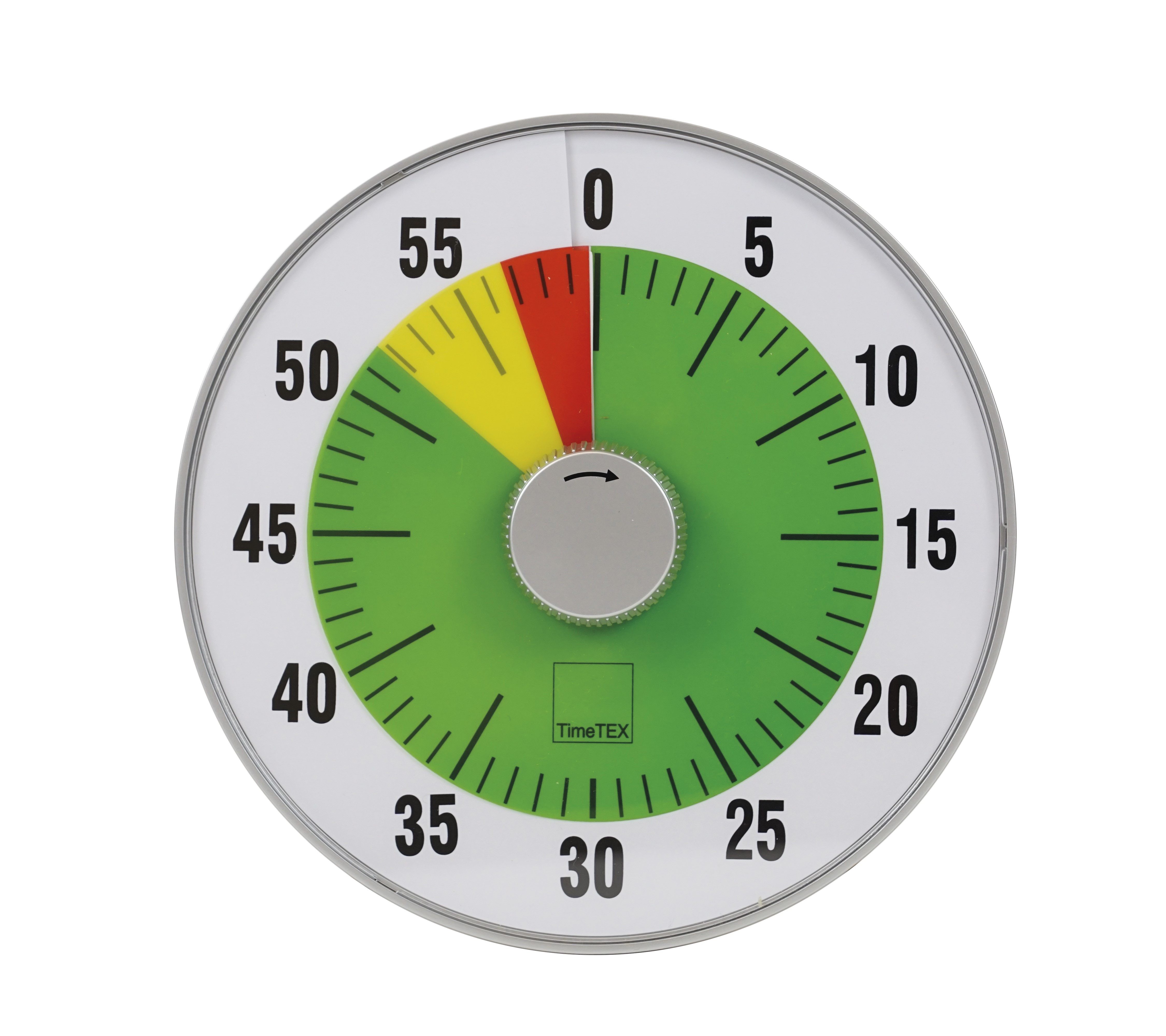 TimeTEX Eieruhr Zeitdauer-Uhr "lautlos" - Visueller Countdown Timer