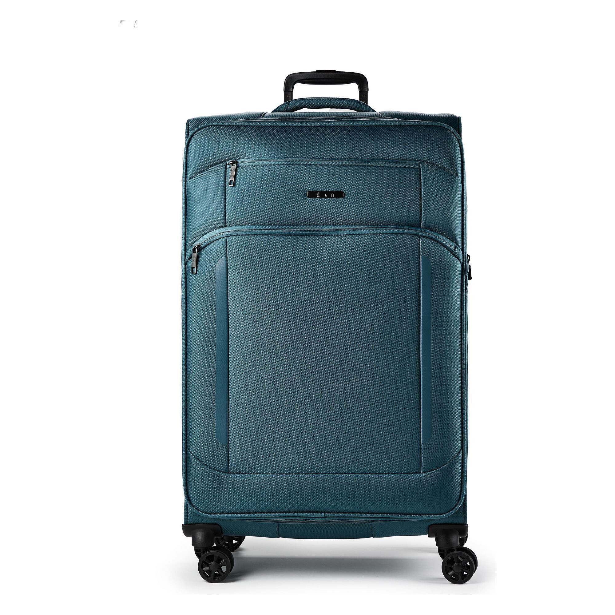 D&N Weichgepäck-Trolley Travel Line 9804, 4 Rollen, Polyester