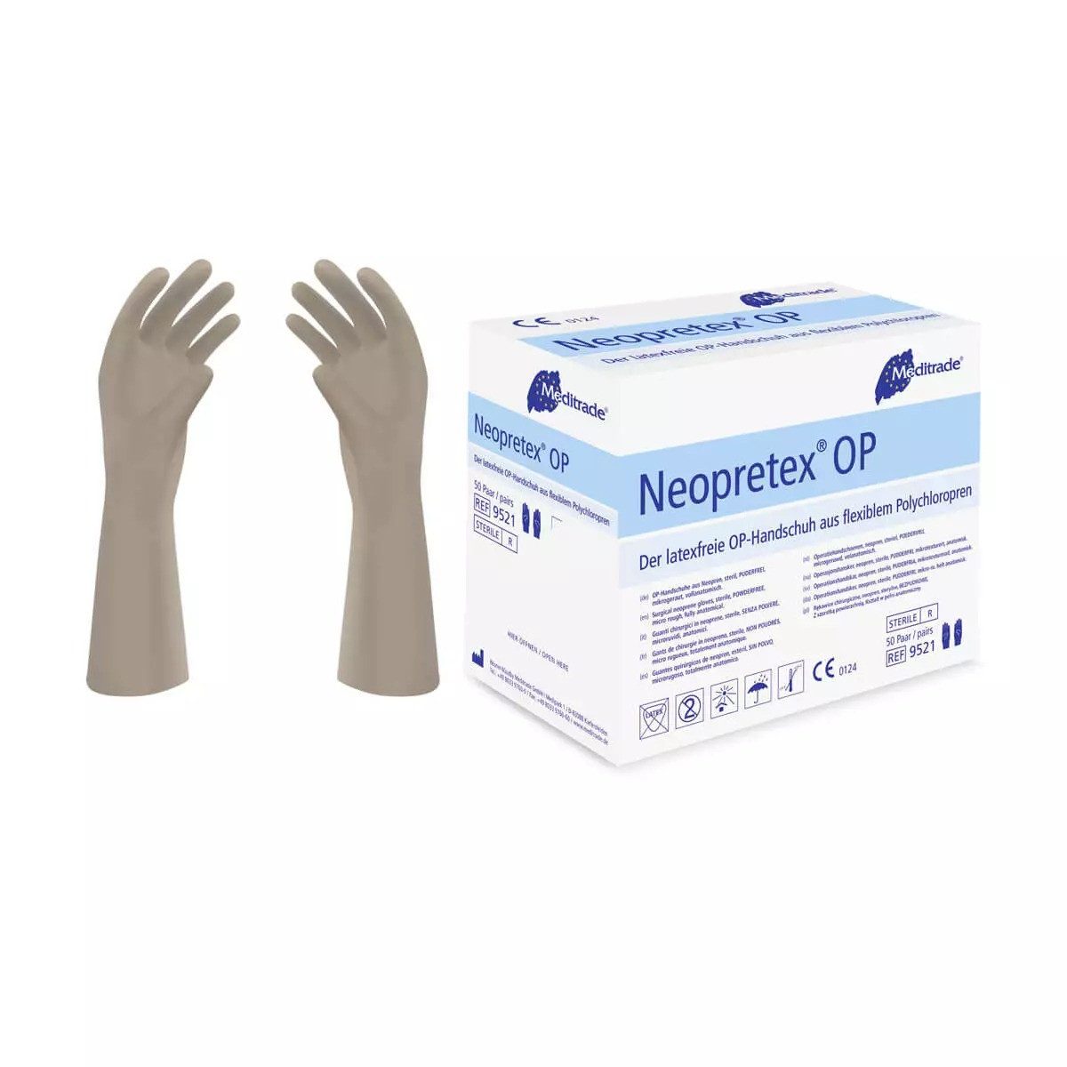 MediTrade Einweghandschuhe Meditrade® unisex OP-Handschuhe Neopretex®