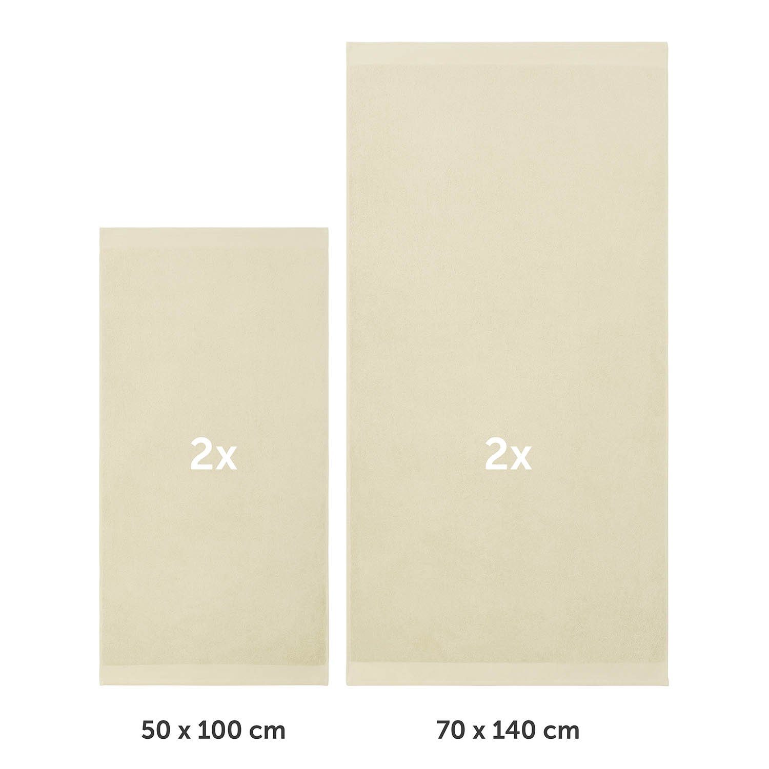 Blumtal Handtuch Set Premium 4 oder 6-TLG. Frottier Set - 100% Baumwolle, Frottee (Set, 4-St), Oeko-TEX Zertifiziert