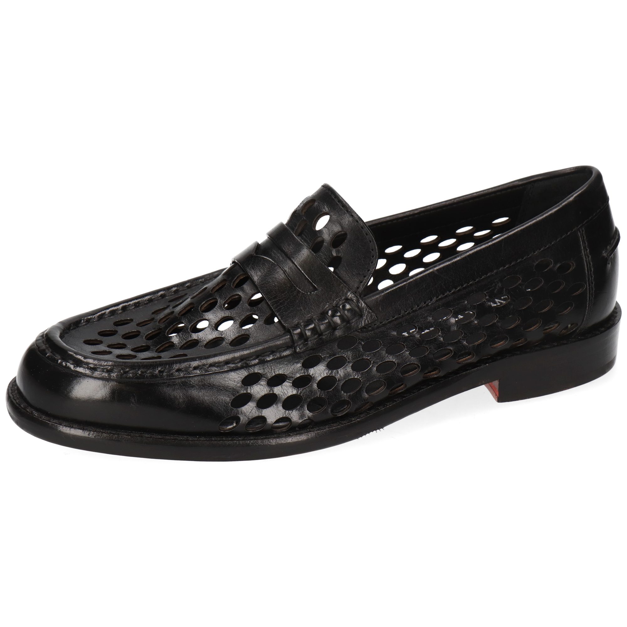 Melvin & Hamilton Gianna 23 Leder-Loafers für Damen Loafer Flache Absätze, Echtes Leder, Vegetabile Gerbung