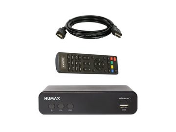 Humax HD Nano + HDMI Kabel SAT-Receiver (Dolby Audio, HDMI, SCART)