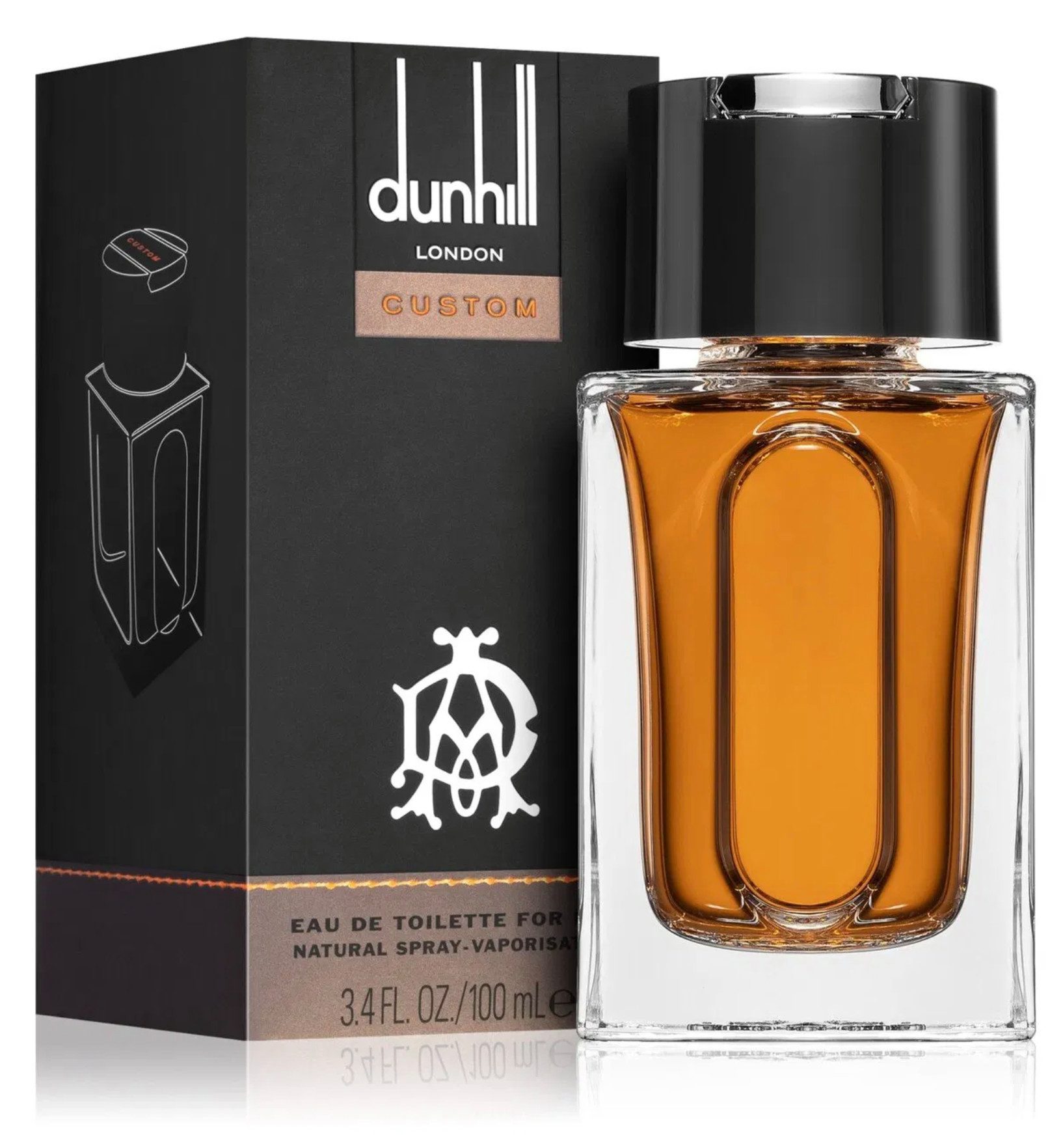 Dunhill Eau de Toilette Custom Eau de Toilette für Herren (100 ml), Frisch und würzig im Auftakt, warm und elegant