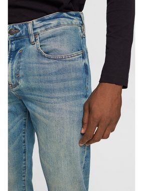 Esprit Slim-fit-Jeans Slim Jeans im Stonewashed Look, aus Organic Cotton