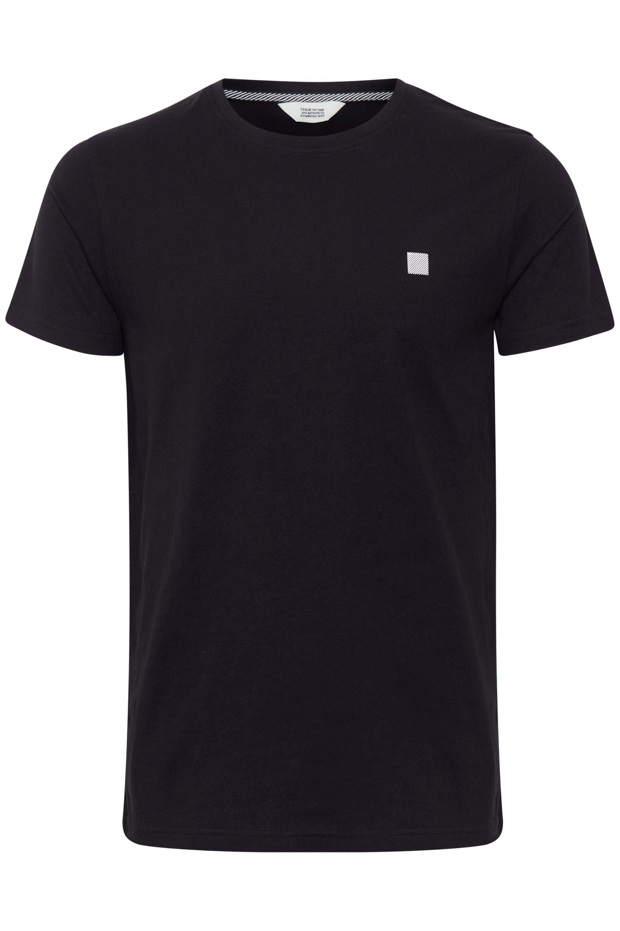 !Solid T-Shirt SDConni T-Shirt mit Rundhalsausschnitt Black (194007)
