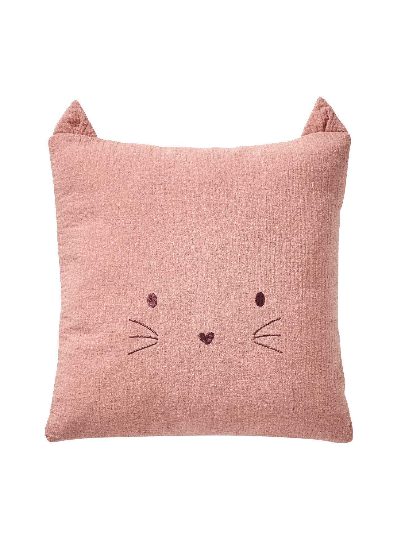 vertbaudet Dekokissen Kinderzimmer Tier-Kissen aus Musselin günstig online kaufen