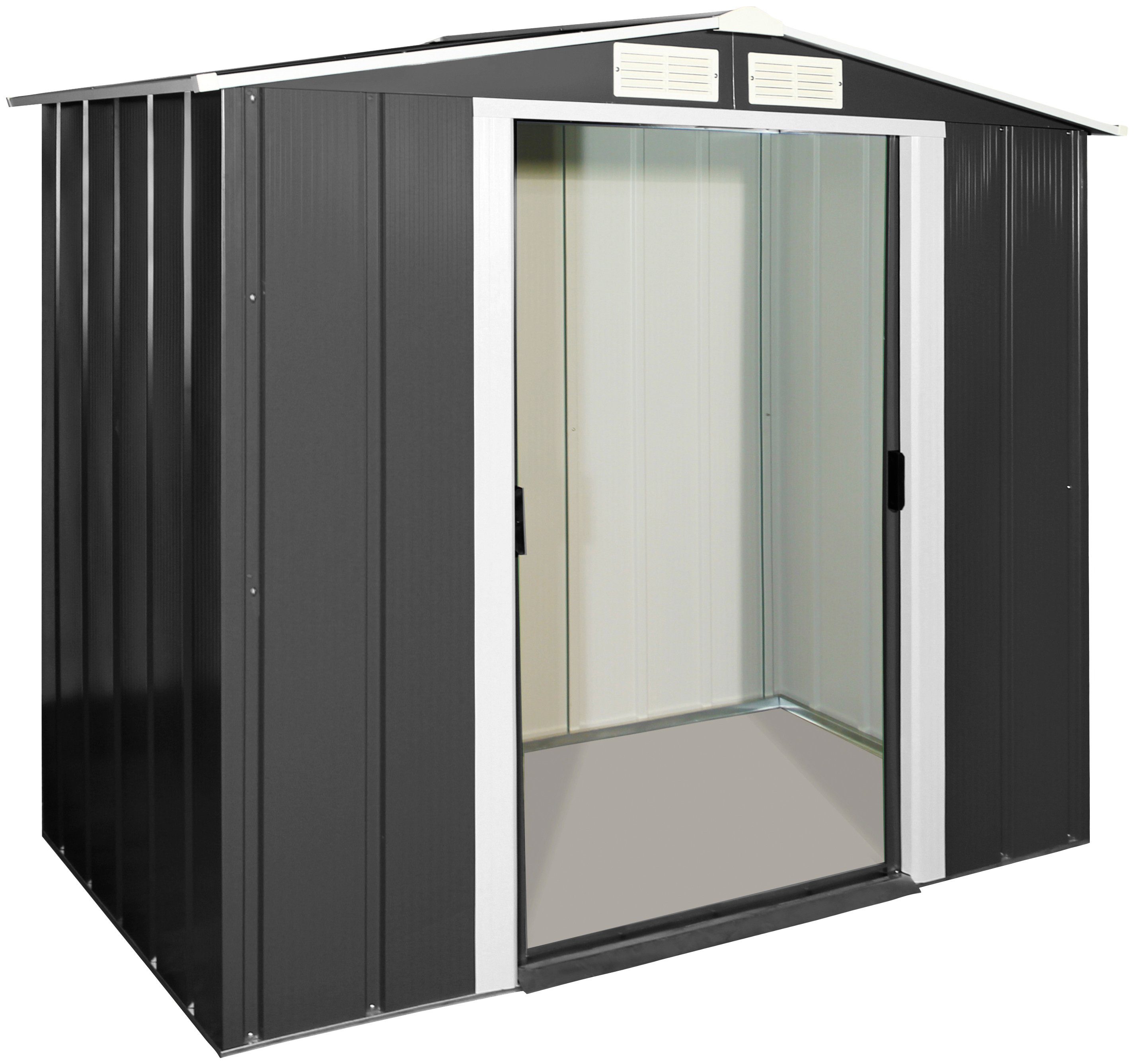 DURAMAX Gerätehaus Eco 6x4, BxT: 202x122 cm, Metall | Geräteschuppen