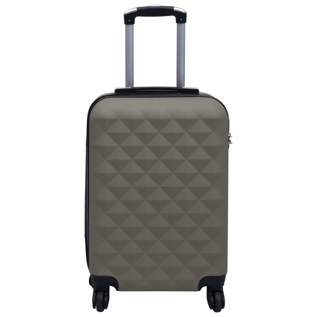 vidaXL Trolley Anthrazit - 2-teilig Koffer Reisekoffer Hartschalenkoffer Trolley Koff