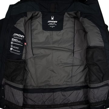 Spyder Skijacke Leader Jacket mit verstell- und abnehmbarem Schneefang