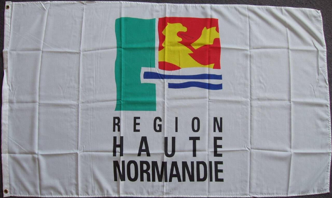 flaggenmeer Flagge Haute Normandie 80 g/m² | Fahnen