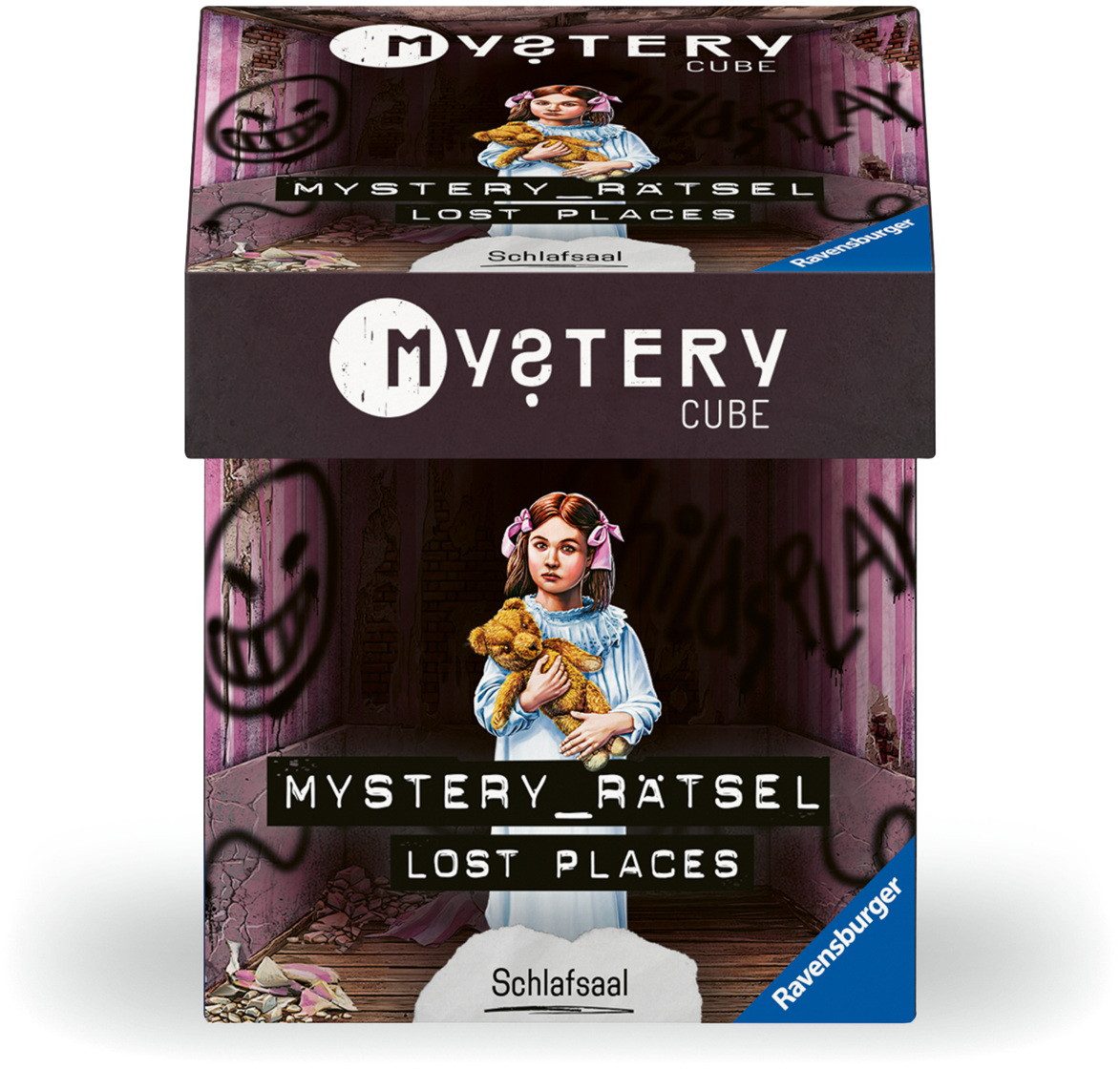 Ravensburger Spiel Familienspiel Exit Cube Mystery Cube Lost places Der Schlafsaal 23693