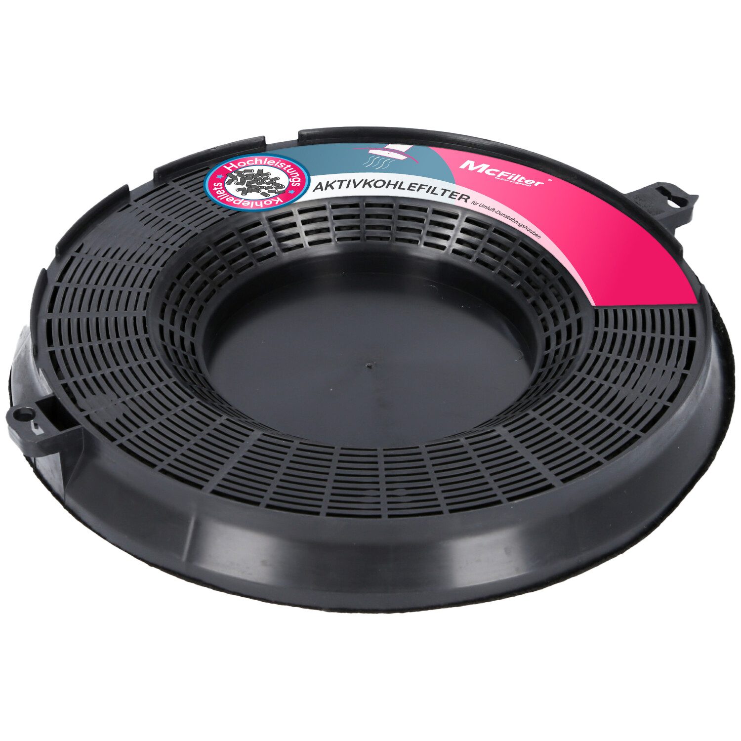 McFilter Aktivkohlefilter für Dunstabzugshauben, Zubehör für AEG 9029800506 KF48 E3CFT48 Ikea, FIL900 AT, AT für AMC037 DF5560 ELT48GR KF48 Typ48