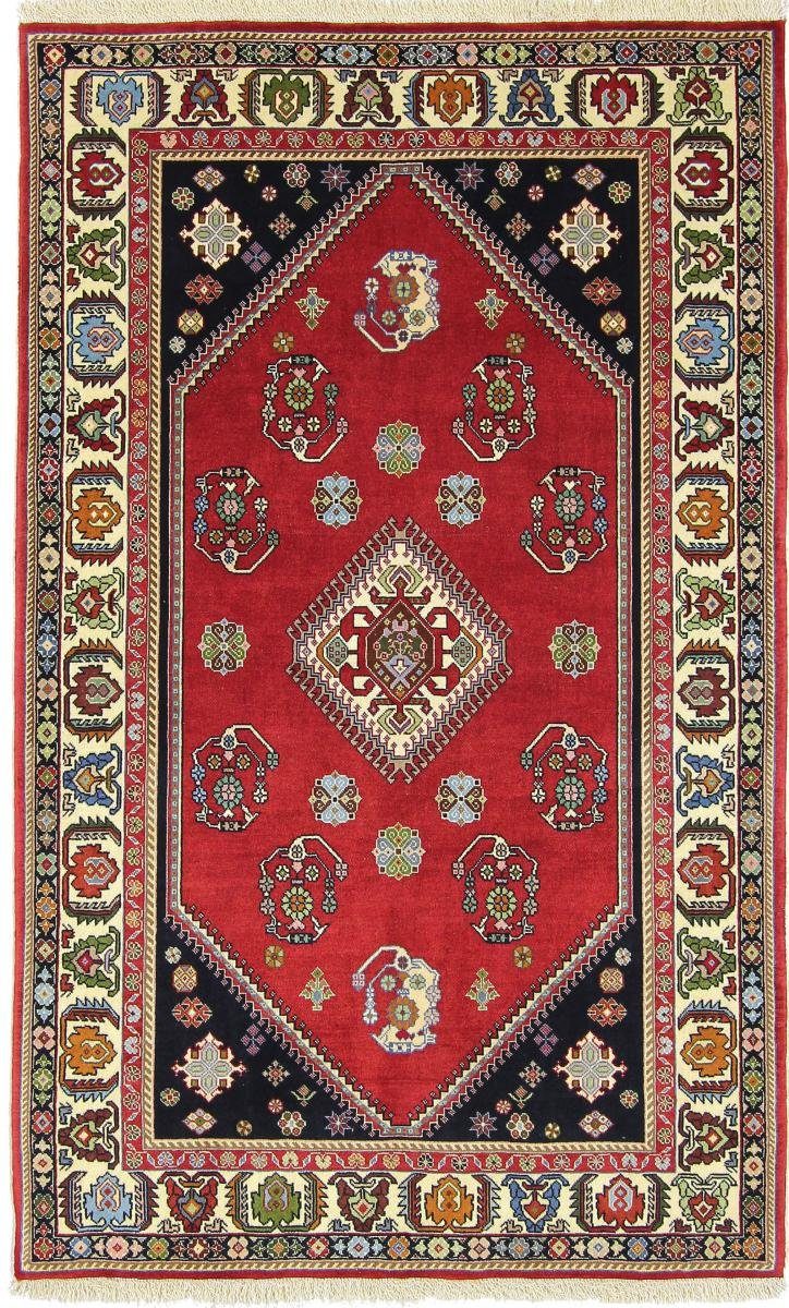 Orientteppich Ghashghai 125x204 Handgeknüpfter Orientteppich / Perserteppich, Nain Trading, rechteckig, Höhe: 12 mm