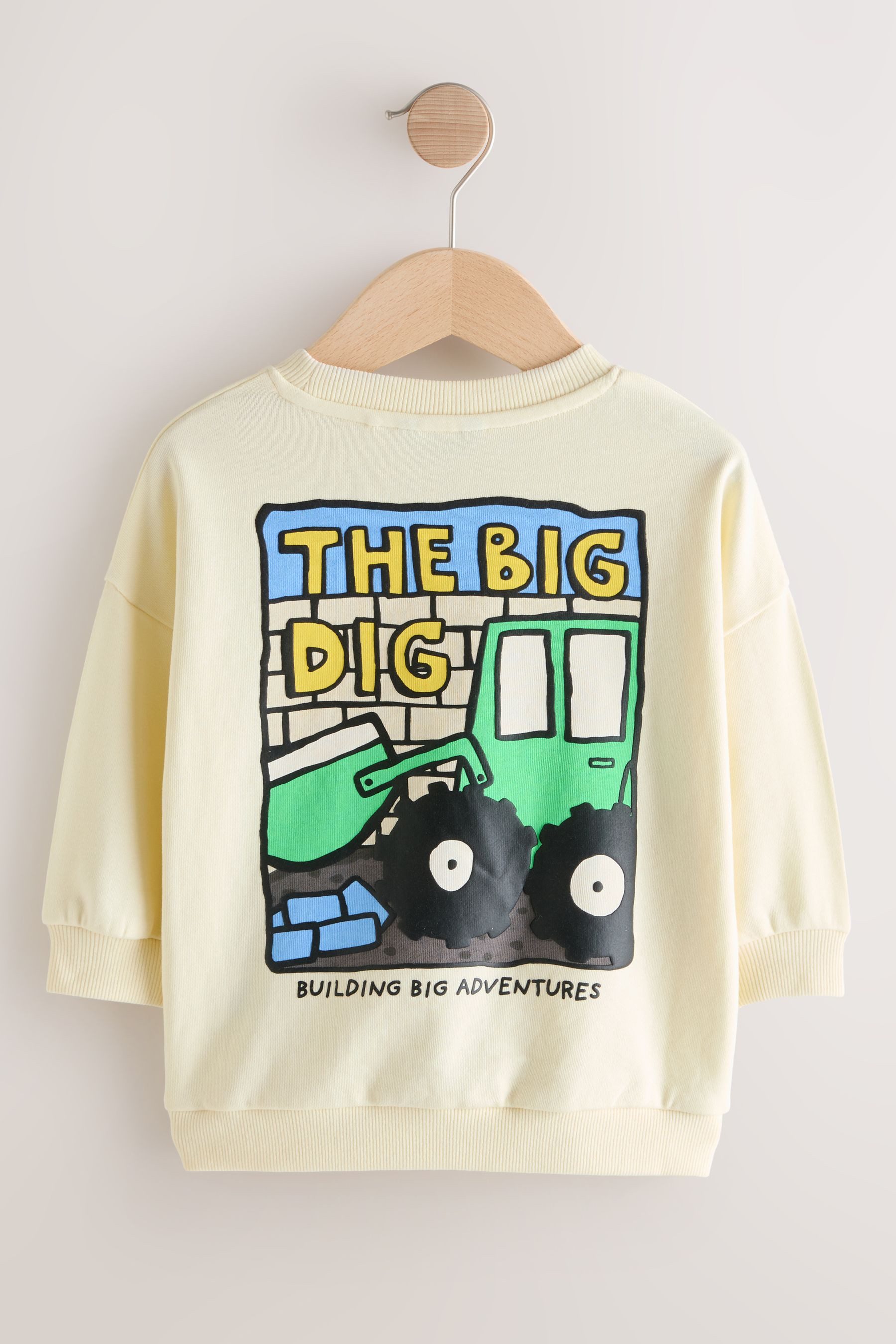Next Sweater Sweatshirt mit Rundhalsausschnitt und Print (1-tlg)