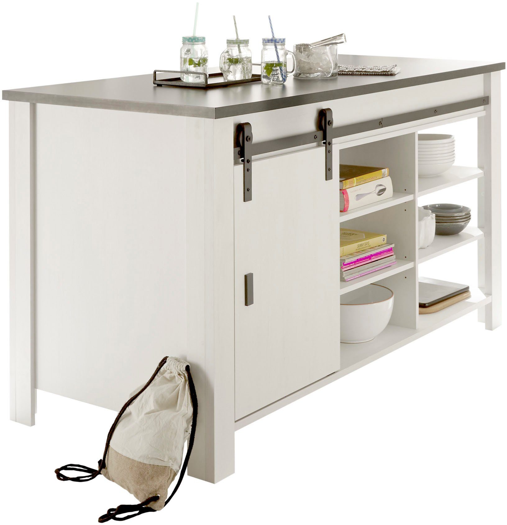 Home affaire Unterschrank Sherwood Handtuchhalter und günstig online kaufen