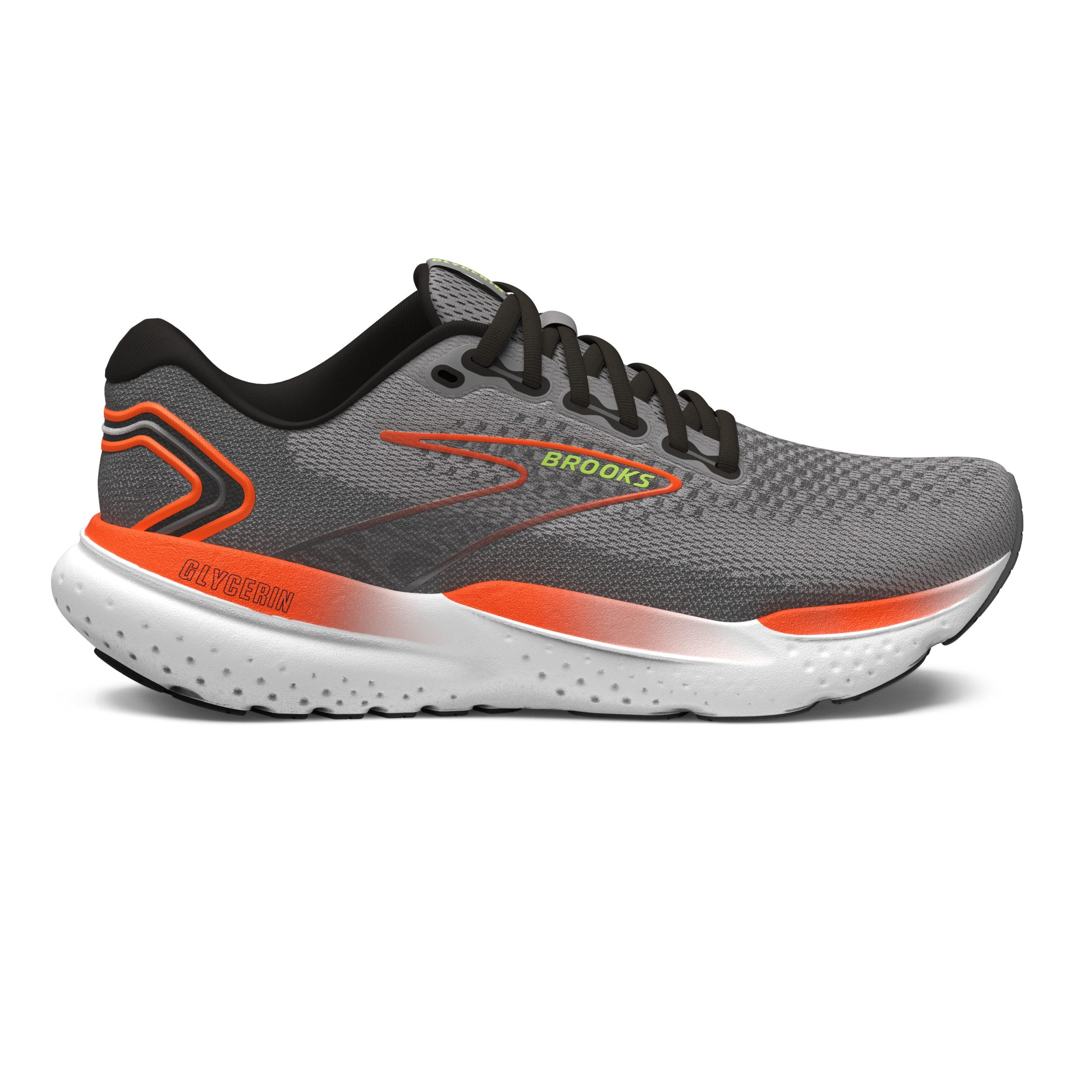 Brooks Glycerin 21 GREY/MANDARIN RED/GREEN Laufschuh günstig online kaufen