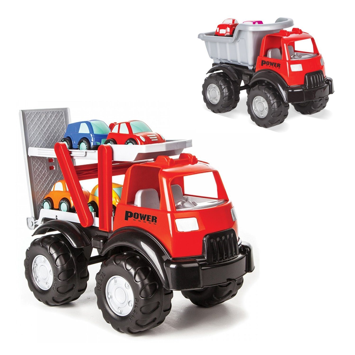 Pilsan Spielzeug-Auto »Kinder Autotransporter 06516«, Laderampe, vier  kleine Autos ab 1 Jahr online kaufen | OTTO