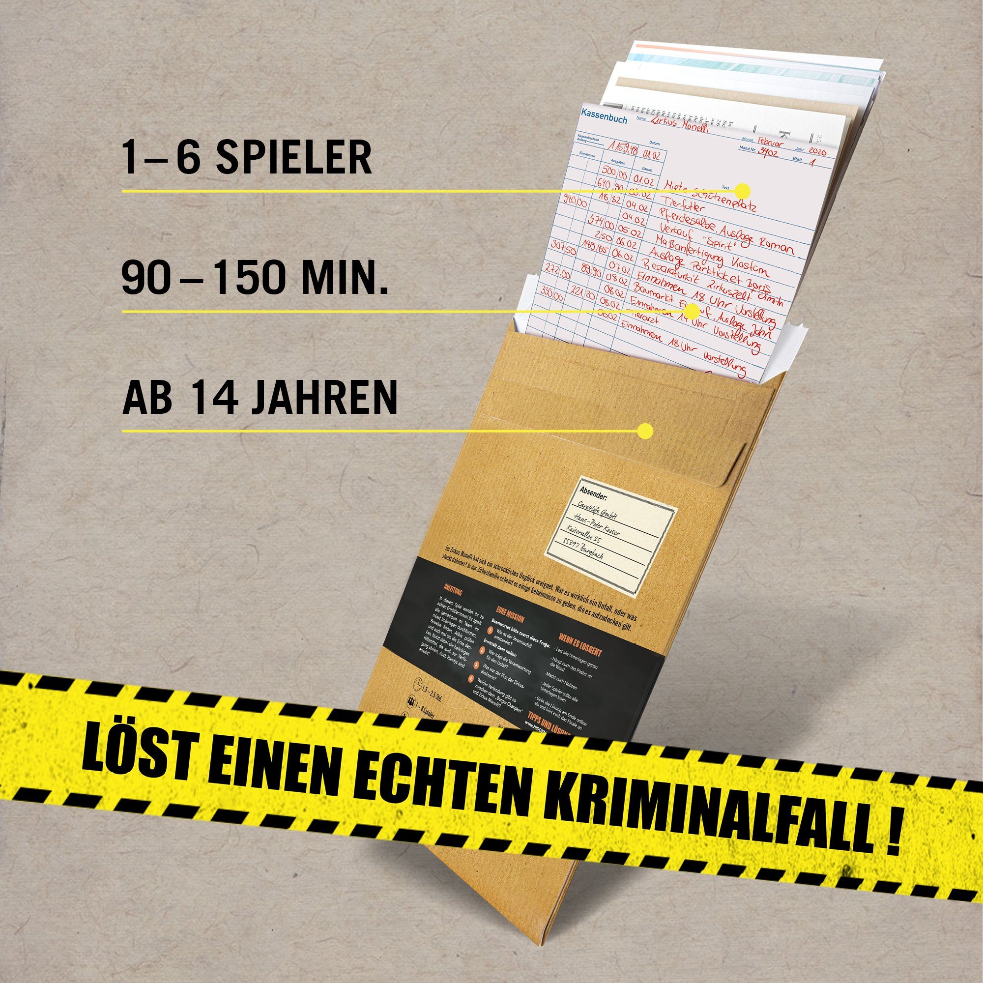 Hidden Games Made Krimispiel Germany Der Fall in Spiel, Ein - Drahtseilakt, Tatort 4