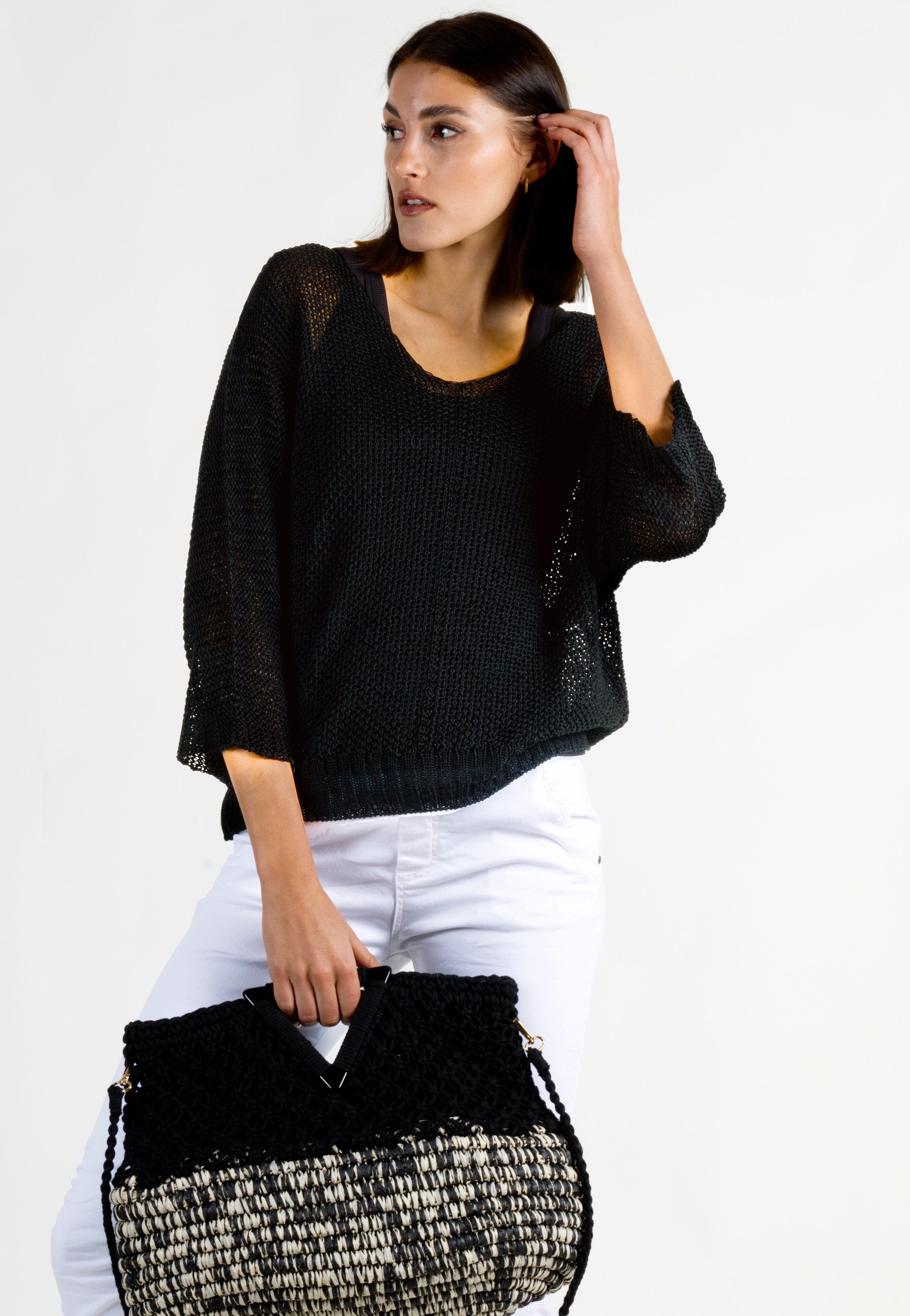 Andijamo-Fashion Strickpullover AIRY KNIT Grobstrick günstig online kaufen