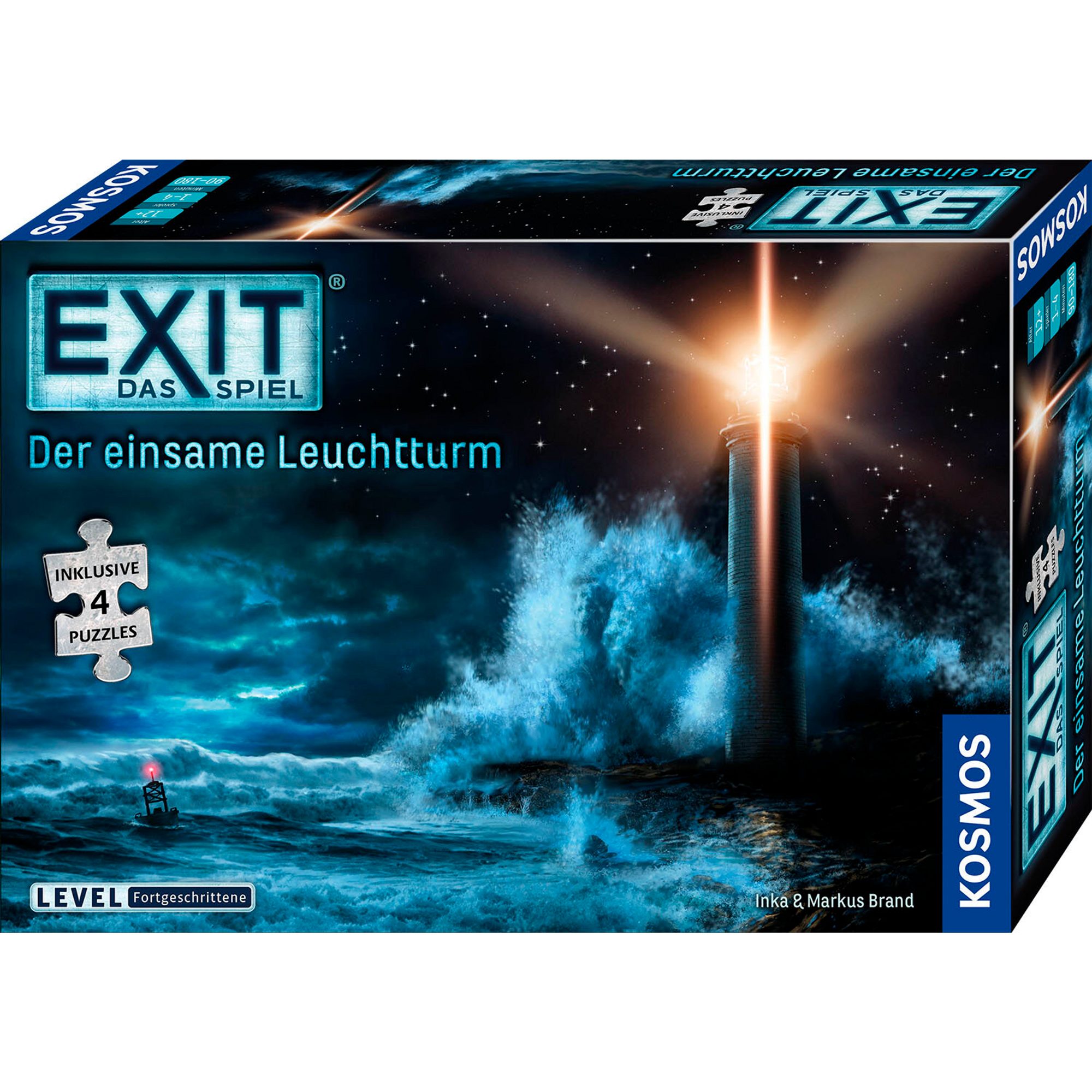 Kosmos Spiel Kosmos EXIT - Das Spiel + Puzzle - Der einsame Leuchtturm, Partyspiel, Familienspiel, Partyspiel