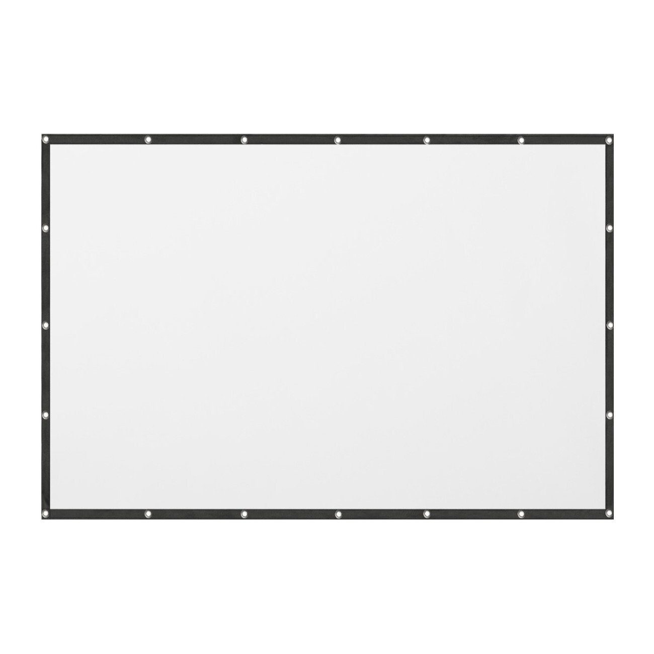 LA VAGUE LV-STA100FP PRO Screen 16/9 100 Zoll Weiß/Schwarz Faltrahmenleinwand (Leinwand für Frontprojektion, 16:9 100 Zoll)