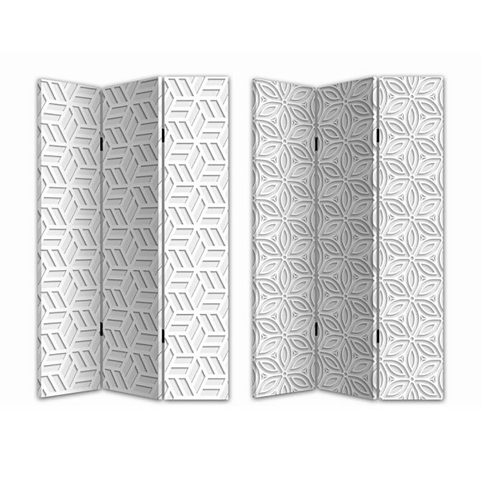 HTI-Line Paravent Paravent White (Stück, 1 St., 1 Paravent), Raumteiler Sic günstig online kaufen