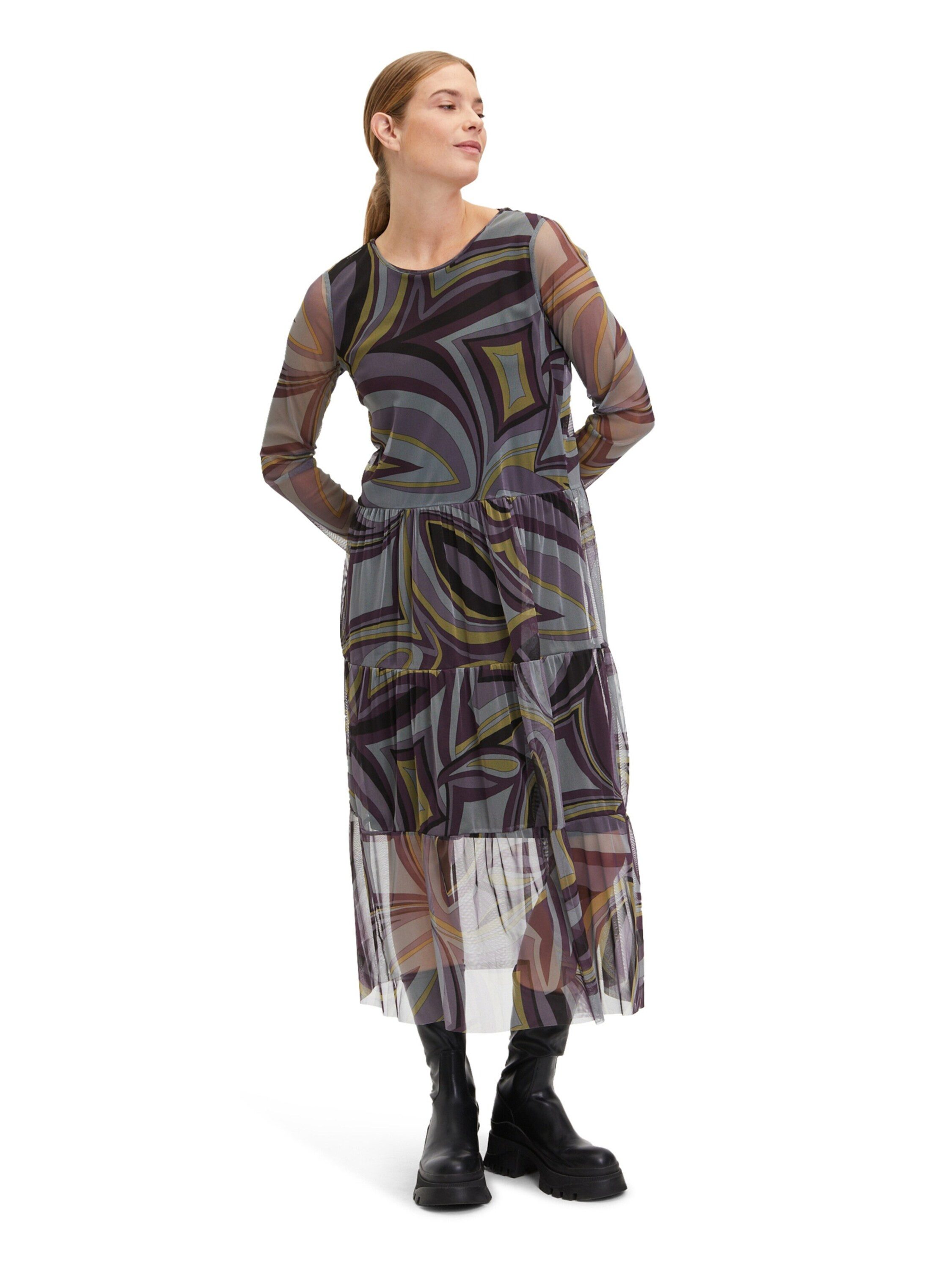 Cartoon Midikleid (1-tlg) Cut-Outs