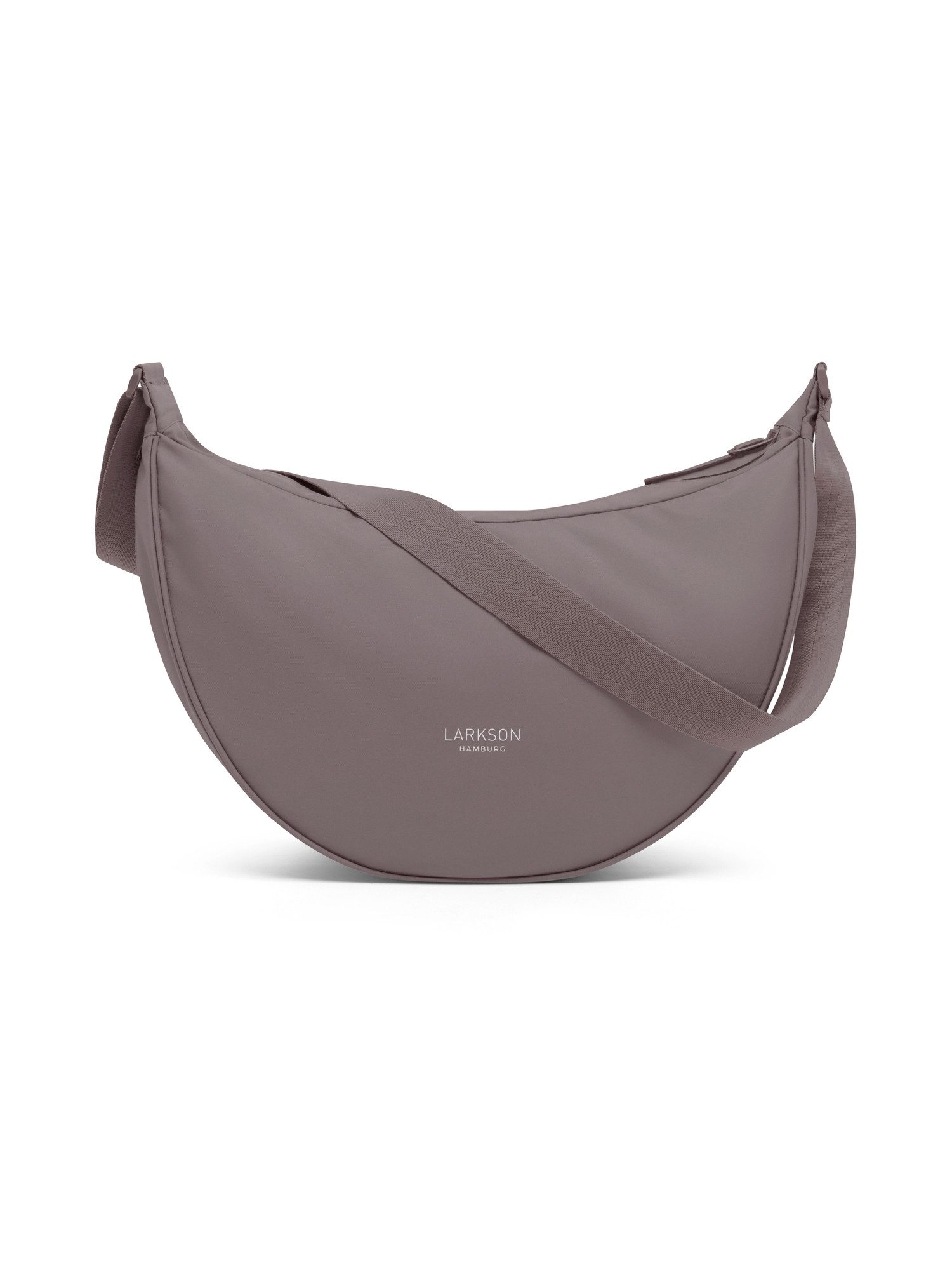 LARKSON Umhängetasche Solveig Large Halbmondtasche für Damen und Herren, Große Crossbody Bag in Halbmond Form