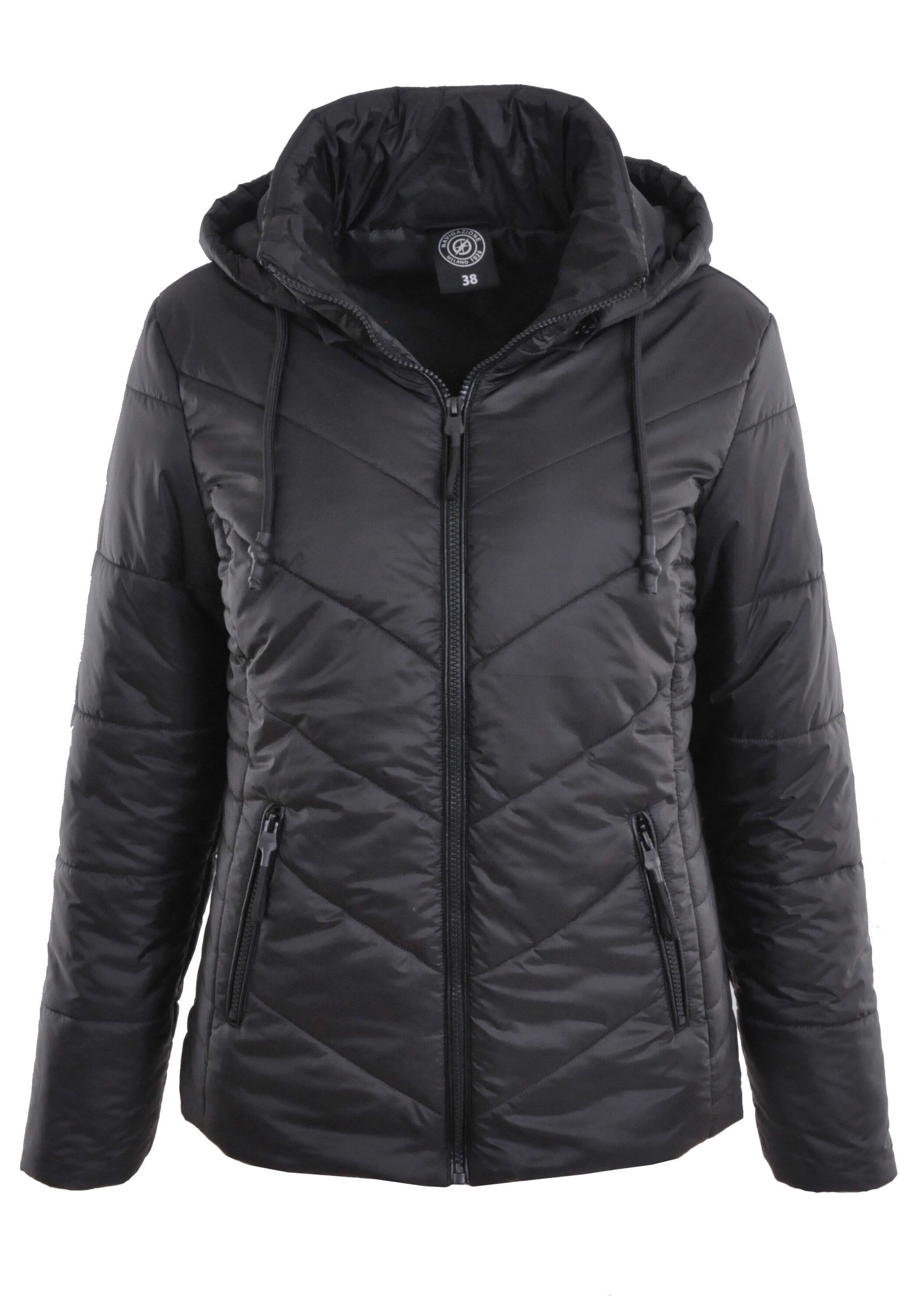 NAVIGAZIONE Winterjacke (1-St) mit abnehmbarer Kaputze