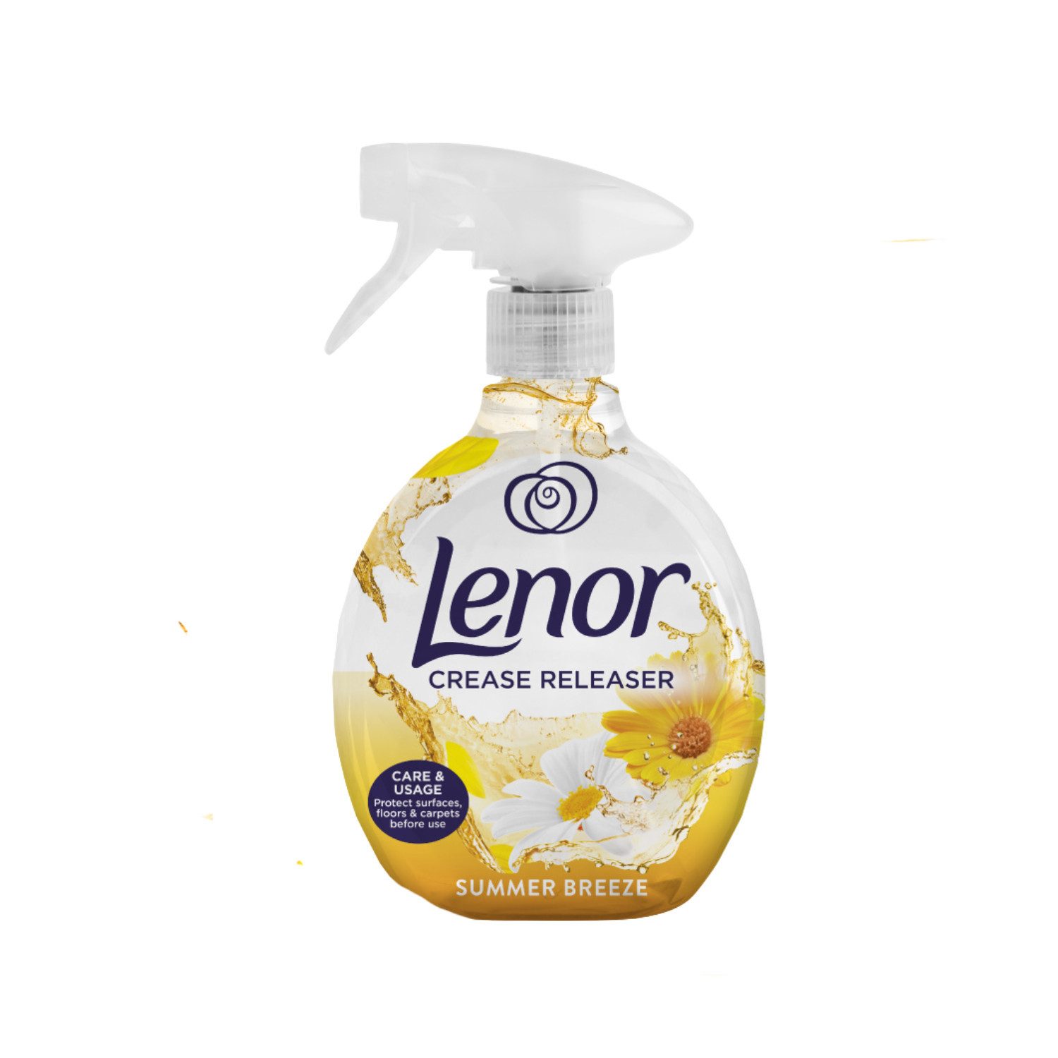 LENOR Bügelspray Lenor Crease Releaser 500ml Sommerbrise Parfümiert & Entfernt Falten