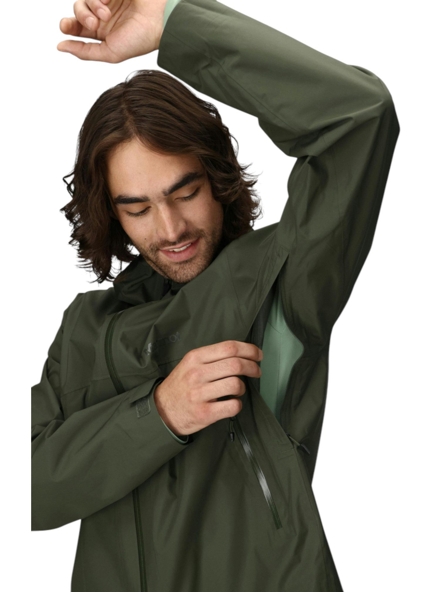 Marmot Regenjacke Minimalist Pertex (wasserdicht, winddicht) grün Herren