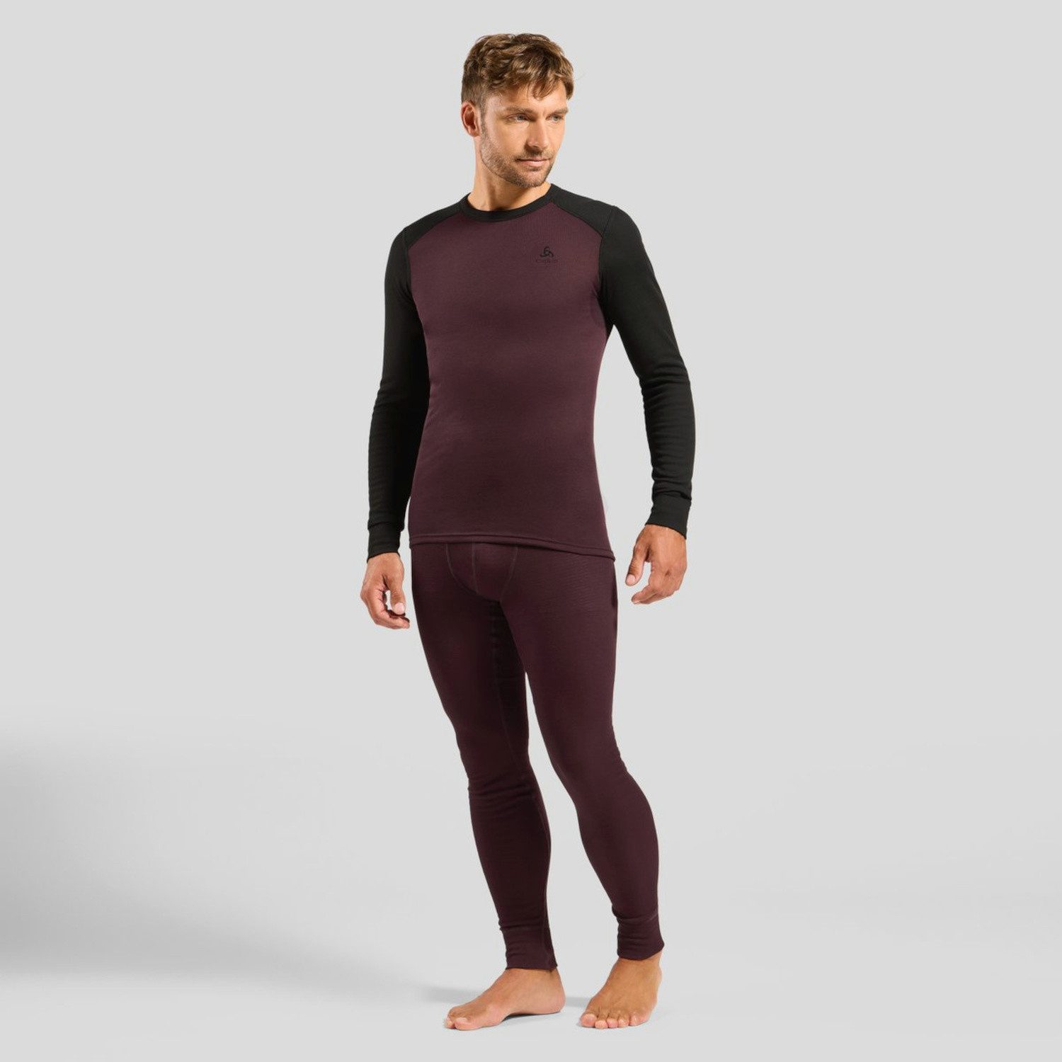 Odlo Unterziehshirt Odlo Herren Unterwäsche Set Active Warm Eco Base Layer Set 196702
