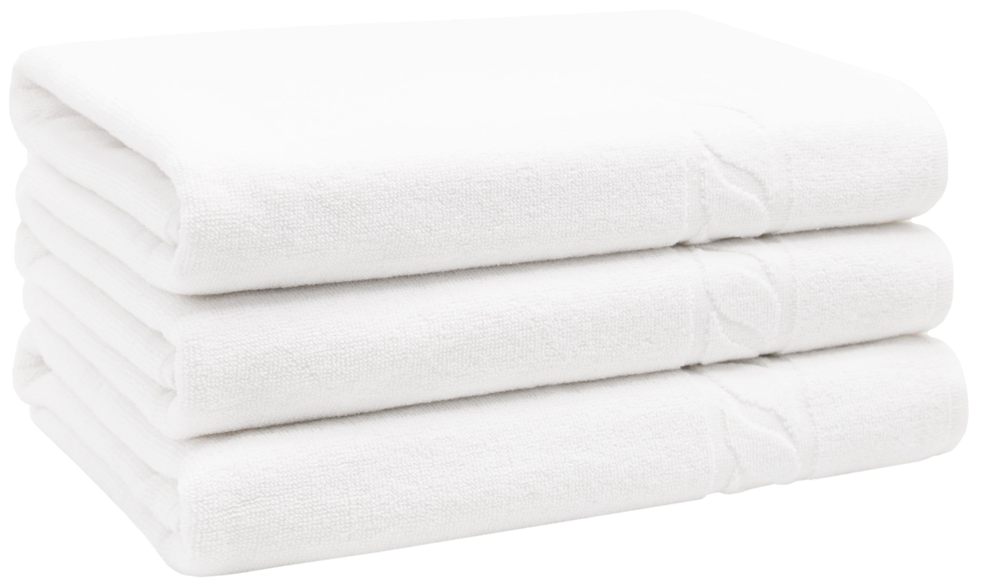 ZOLLNER Duschtücher, Frottier (3-St), 70 x 140 cm, 100% Baumwolle, vom Hotelwäschespezialisten. € 33,99