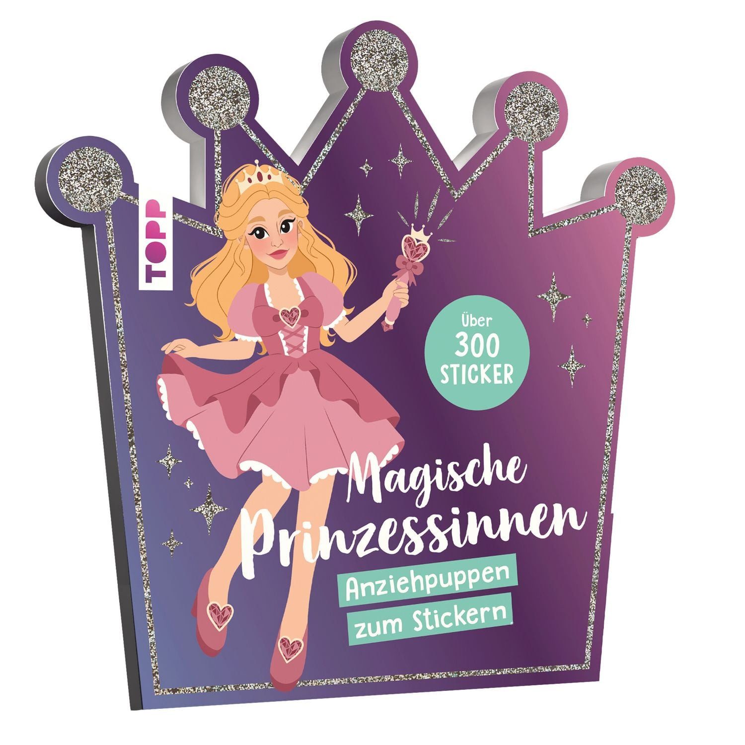 Stickerbuch: Anziehpuppen zum Stickern. Magische Prinzessinnen / Mai Linh Nguyen